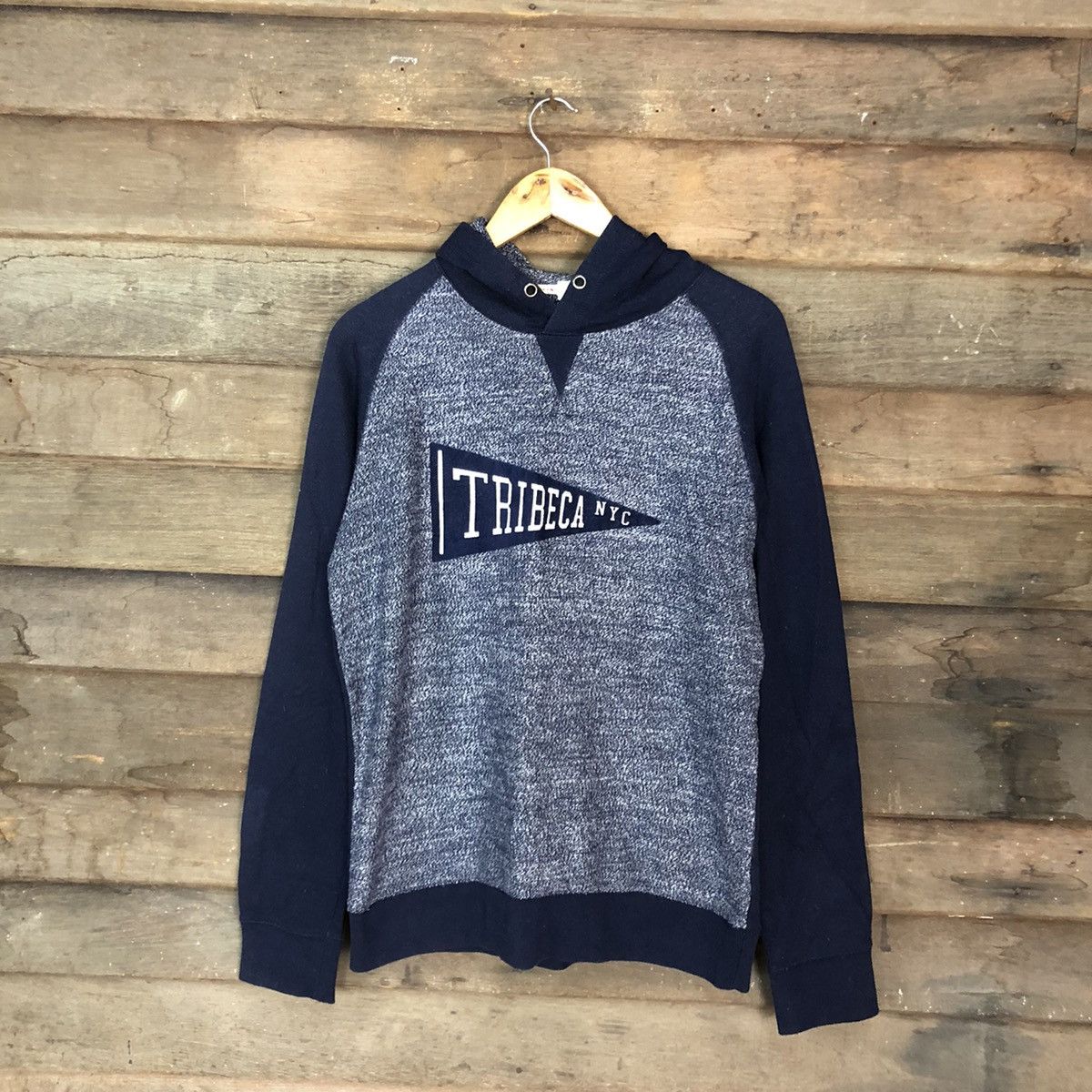 Japanese Brand Back Number Blue Hoodies sweatshirt japan #3713 Size US L / EU 52-54 / 3 - 3 Thumbnail