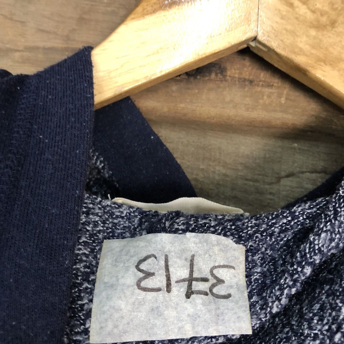 Japanese Brand Back Number Blue Hoodies sweatshirt japan #3713 Size US L / EU 52-54 / 3 - 13 Thumbnail