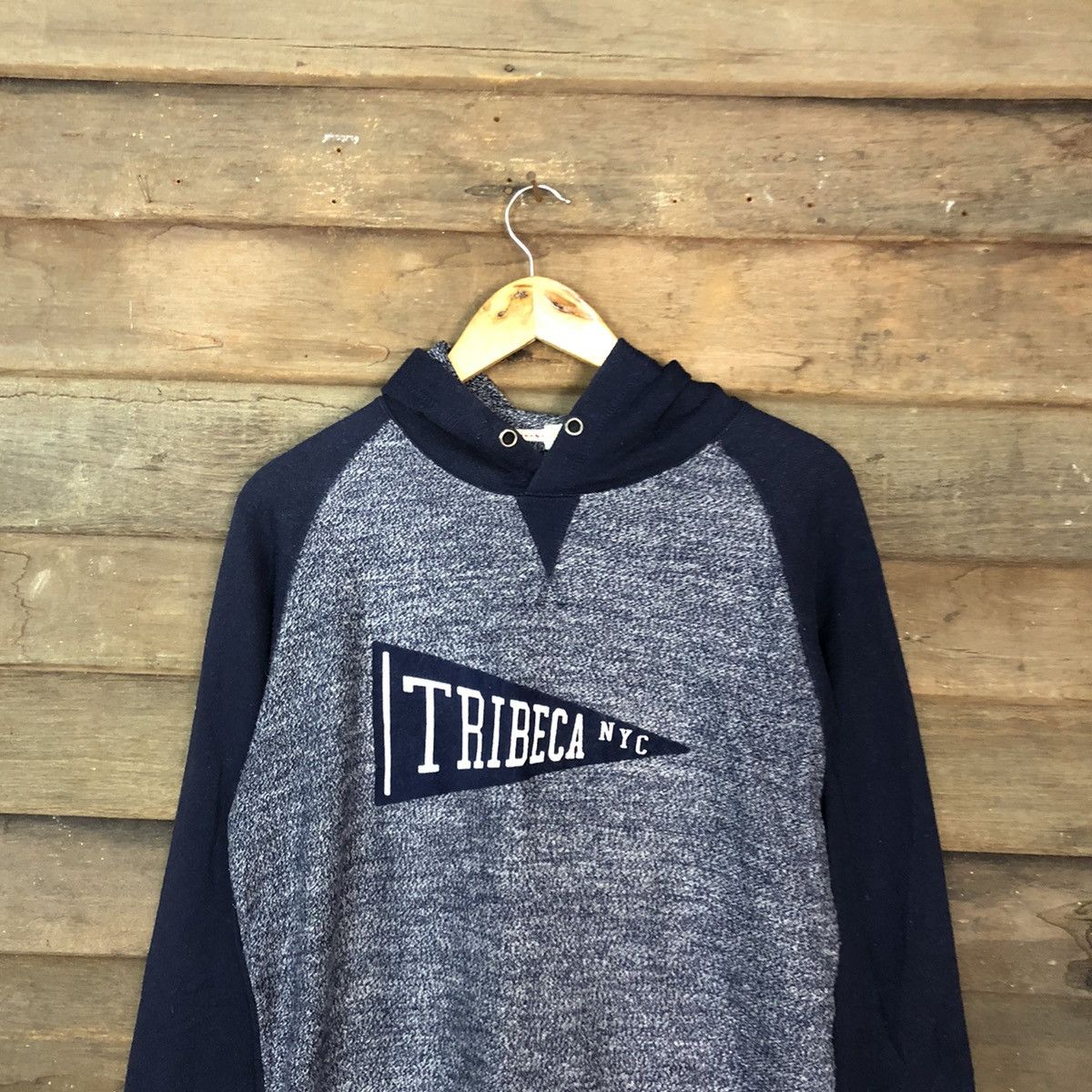 Japanese Brand Back Number Blue Hoodies sweatshirt japan #3713 Size US L / EU 52-54 / 3 - 9 Thumbnail