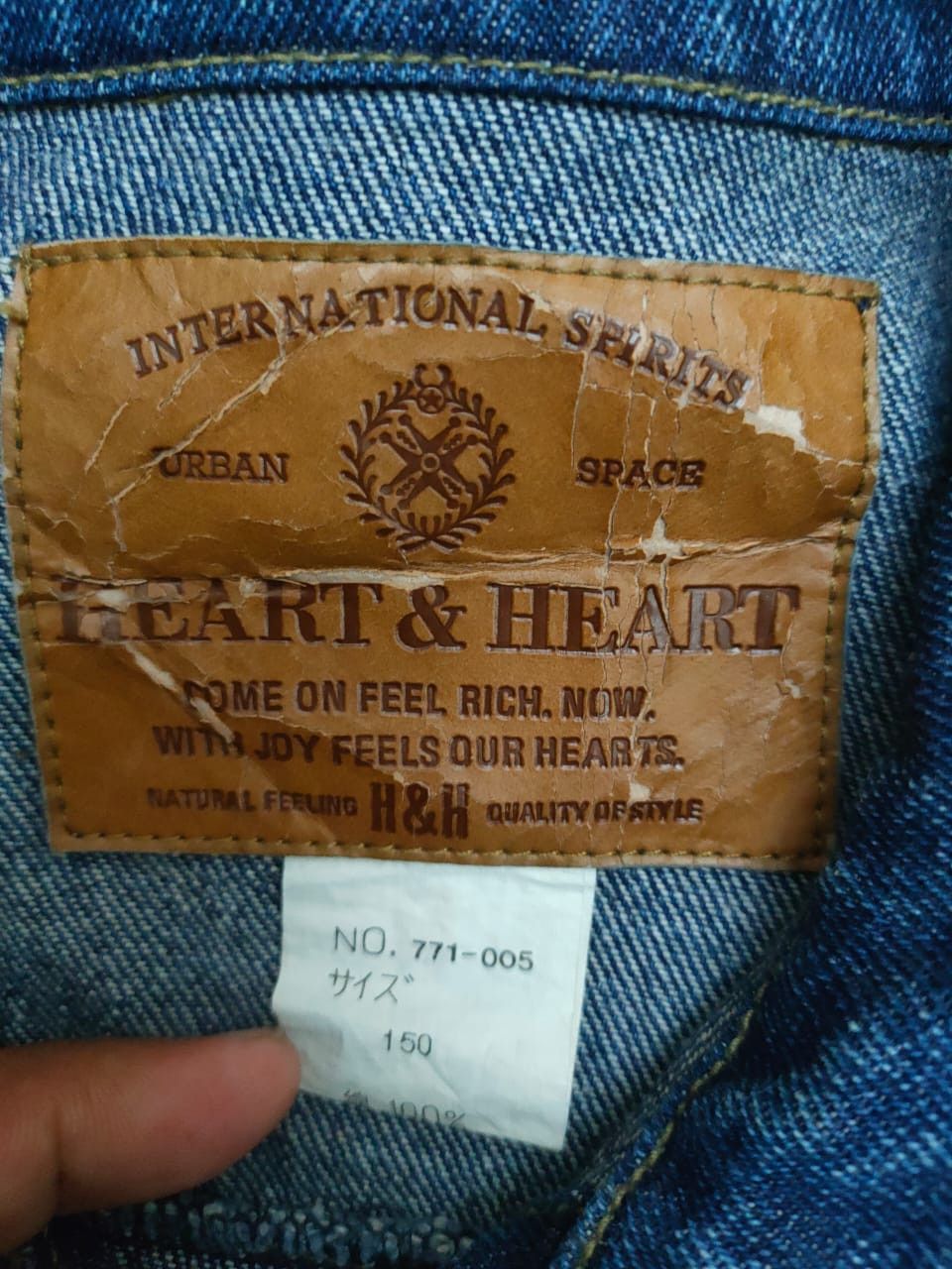 Japanese Brand Heart & Heart Denim Jacket Size M / US 6-8 / IT 42-44 - 4 Thumbnail