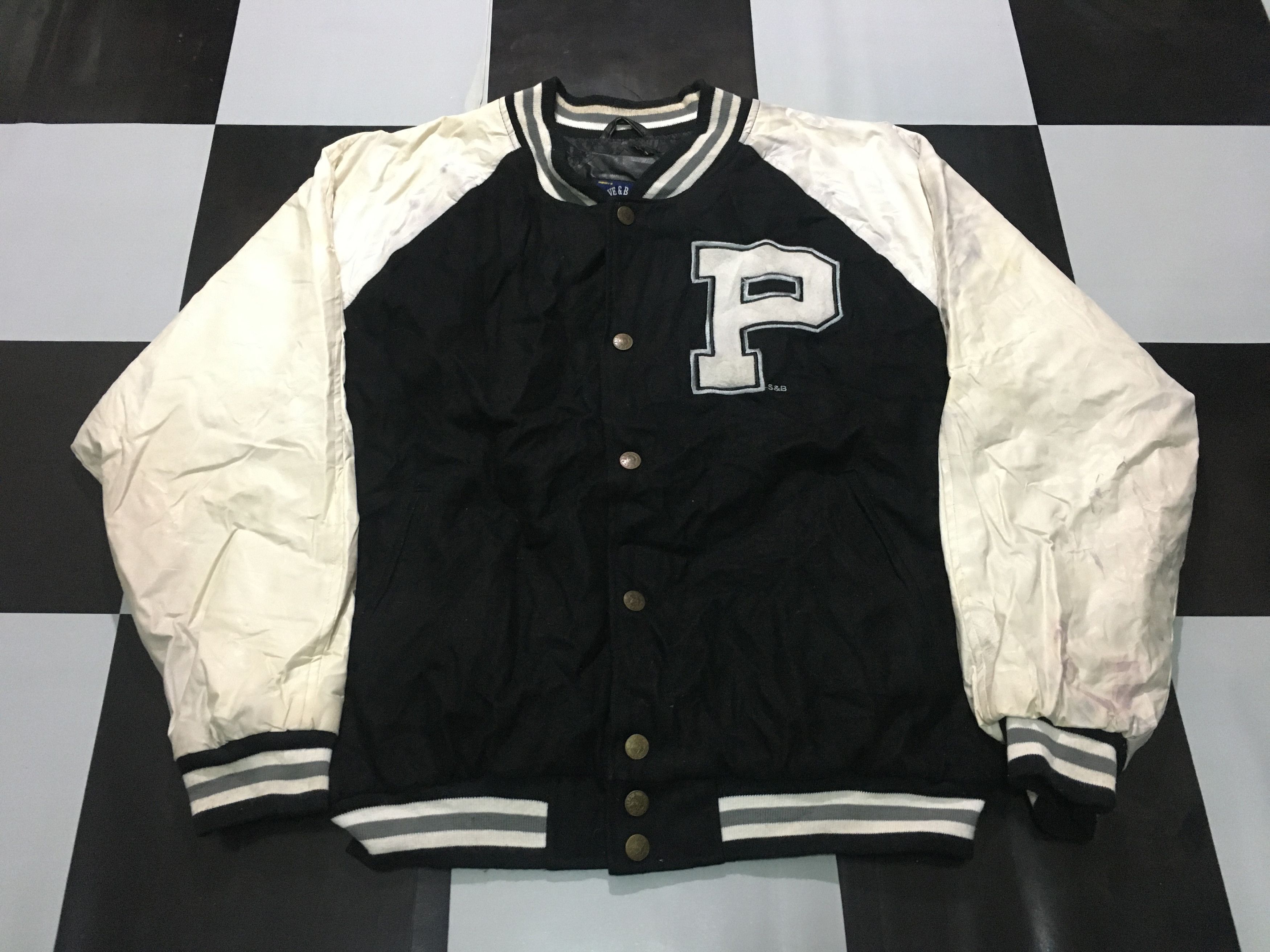Band Tees × Public Enemy × Rap Tees Vintage Public Enemy varsity jacket bomber Size US L / EU 52-54 / 3 - 3 Thumbnail