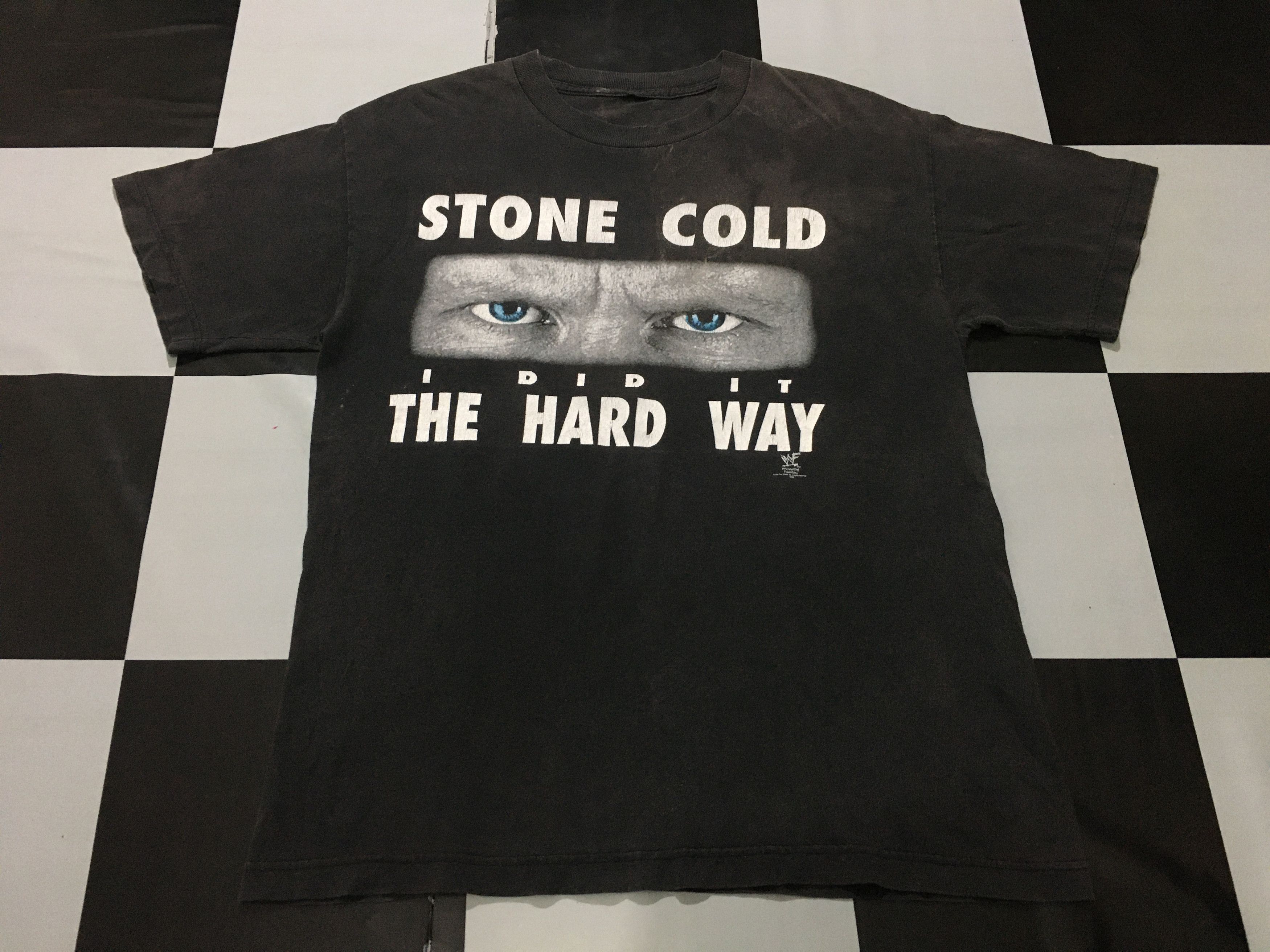 Vintage × WWF Vintage Stone Cold Shirt 1998 The Hard Way WWF Size US L / EU 52-54 / 3 - 2 Thumbnail