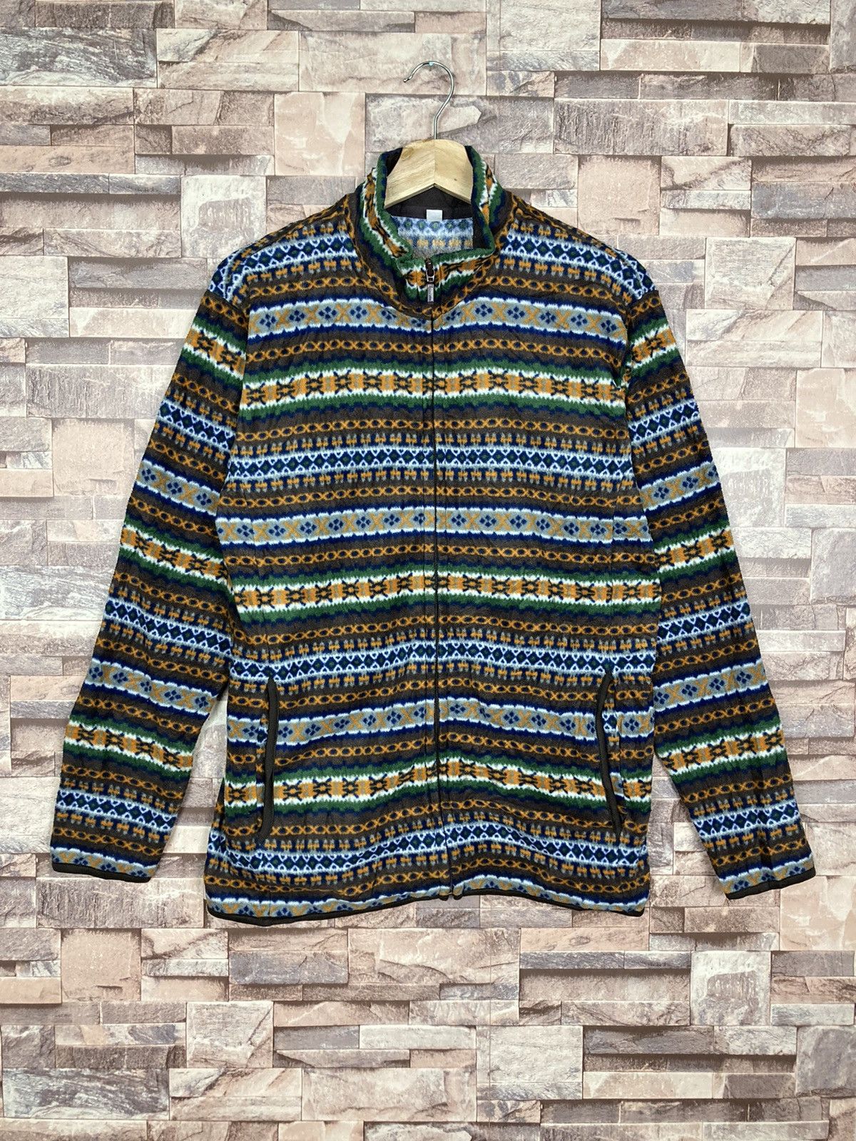 Uniqlo Uniqlo fleece sweater zipper up #19-2 Size US L / EU 52-54 / 3 - 1 Thumbnail