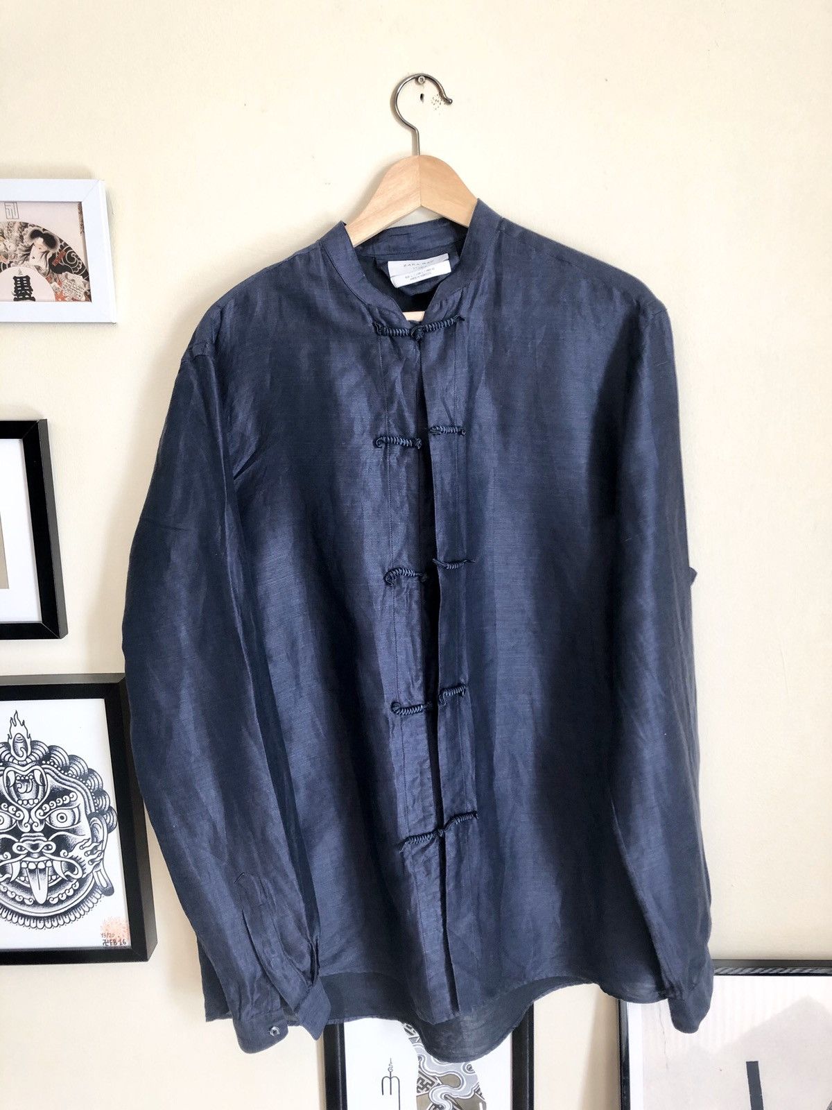 Zara Zara Premium Kung Fu China indigo shirt like Supreme Size US L / EU 52-54 / 3 - 2 Thumbnail