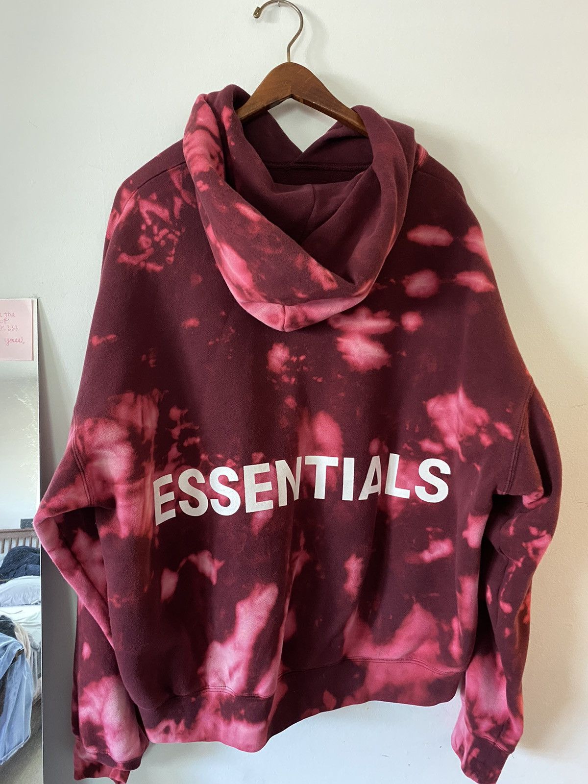 Fear of God Fear of God Essentials Custom Tie Dye Hoodie Grailed