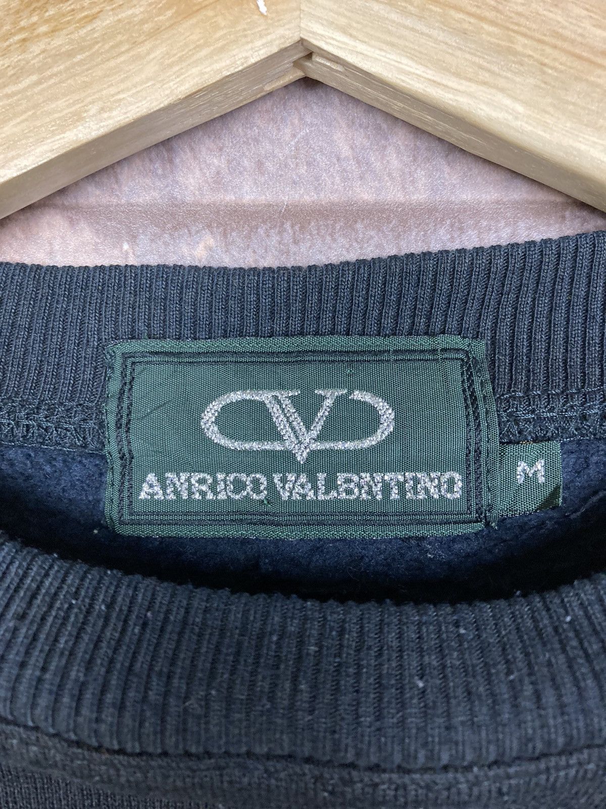 Valentino ANRICO VALENTINO Big Logo Embroidery Sweatshirt #36-1 Size US M / EU 48-50 / 2 - 4 Thumbnail