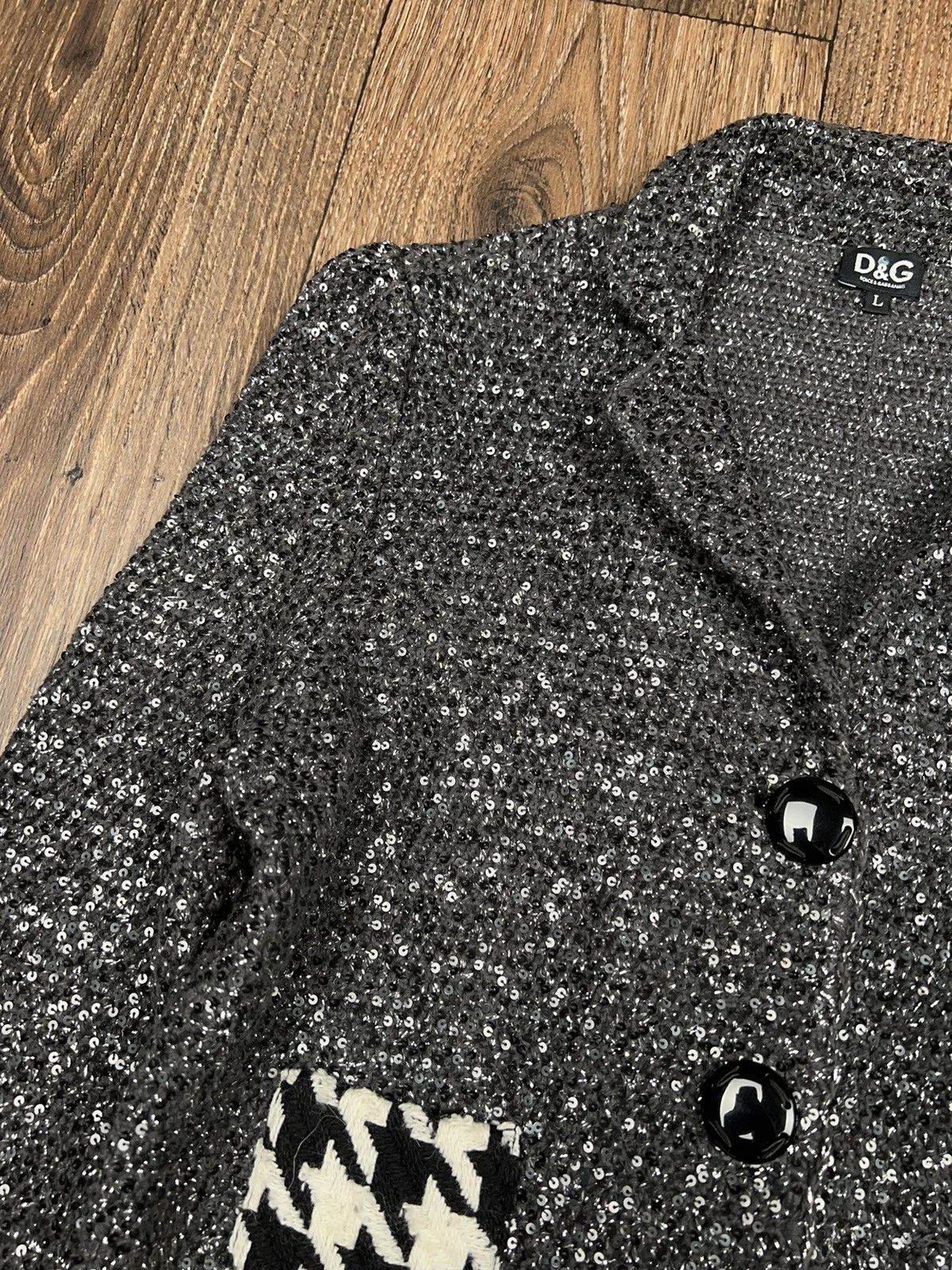 Dolce & Gabbana Dolce Gabbana Lurex Blazer Jacket Cotton Wool Size L / US 10 / IT 46 - 6 Thumbnail