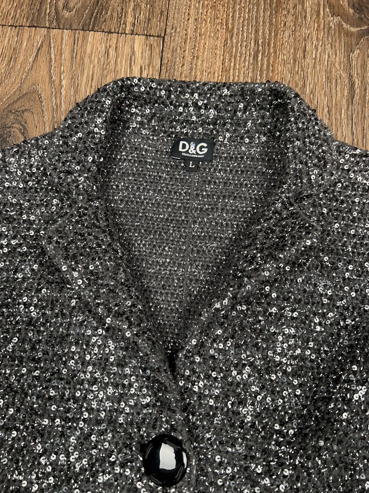 Dolce & Gabbana Dolce Gabbana Lurex Blazer Jacket Cotton Wool Size L / US 10 / IT 46 - 5 Thumbnail