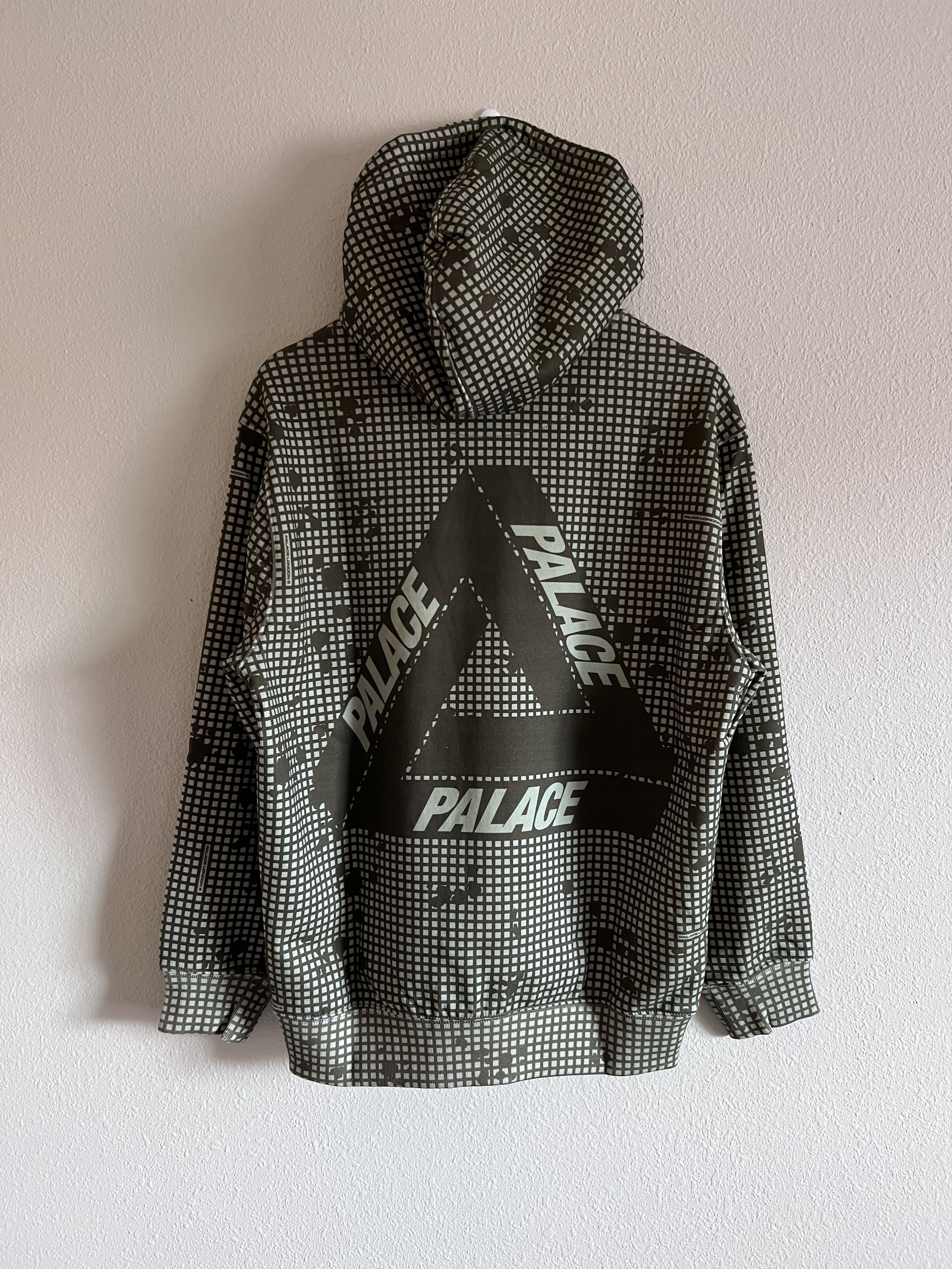 image of Palace Skateboards Ammo Hoodie Olive, Men's (Size Small)