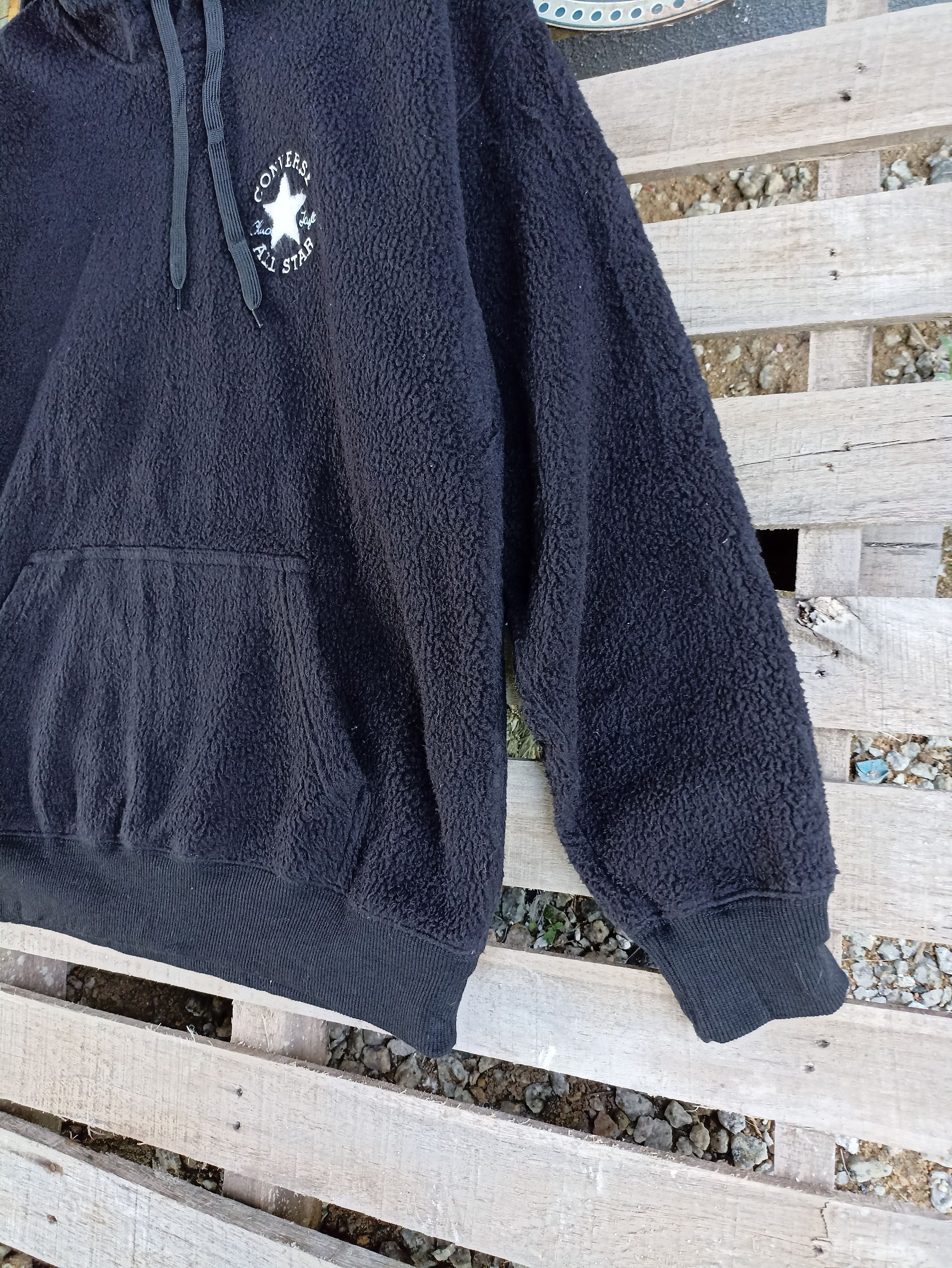 Converse × Japanese Brand × Vintage Vintage Converse Fleece Sweatshirt Hoodie Size US M / EU 48-50 / 2 - 3 Thumbnail