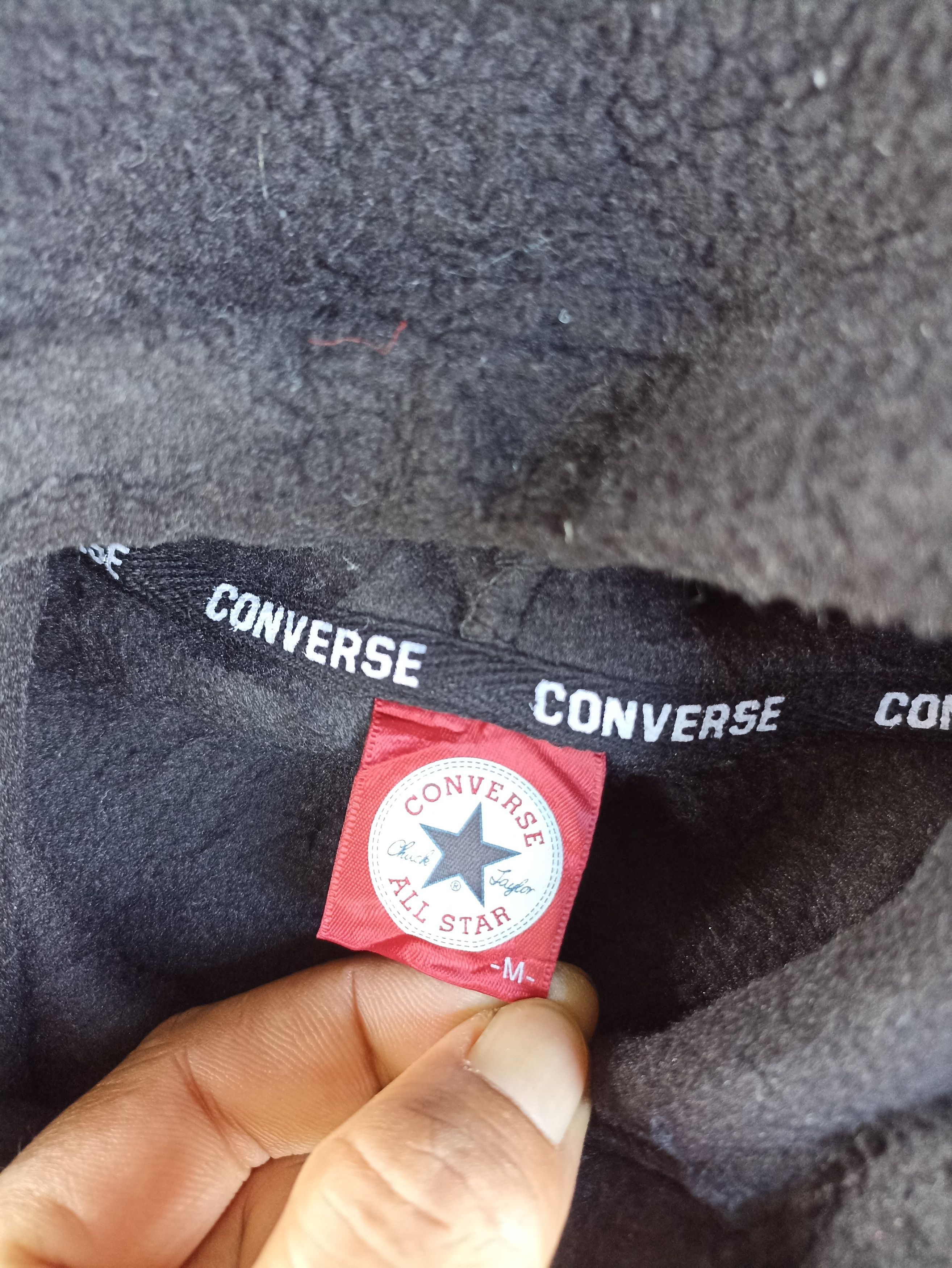 Converse × Japanese Brand × Vintage Vintage Converse Fleece Sweatshirt Hoodie Size US M / EU 48-50 / 2 - 6 Thumbnail