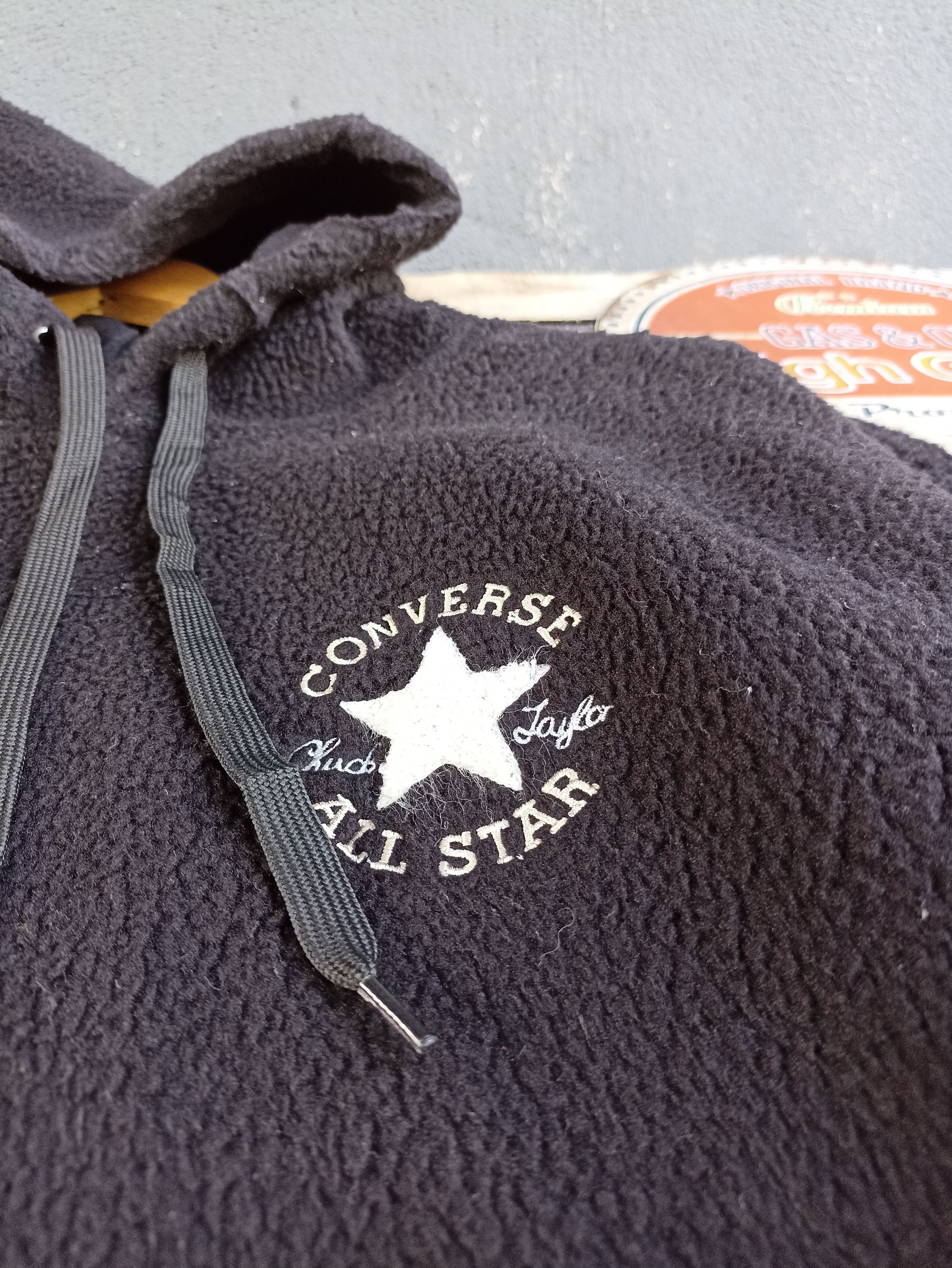 Converse × Japanese Brand × Vintage Vintage Converse Fleece Sweatshirt Hoodie Size US M / EU 48-50 / 2 - 4 Thumbnail