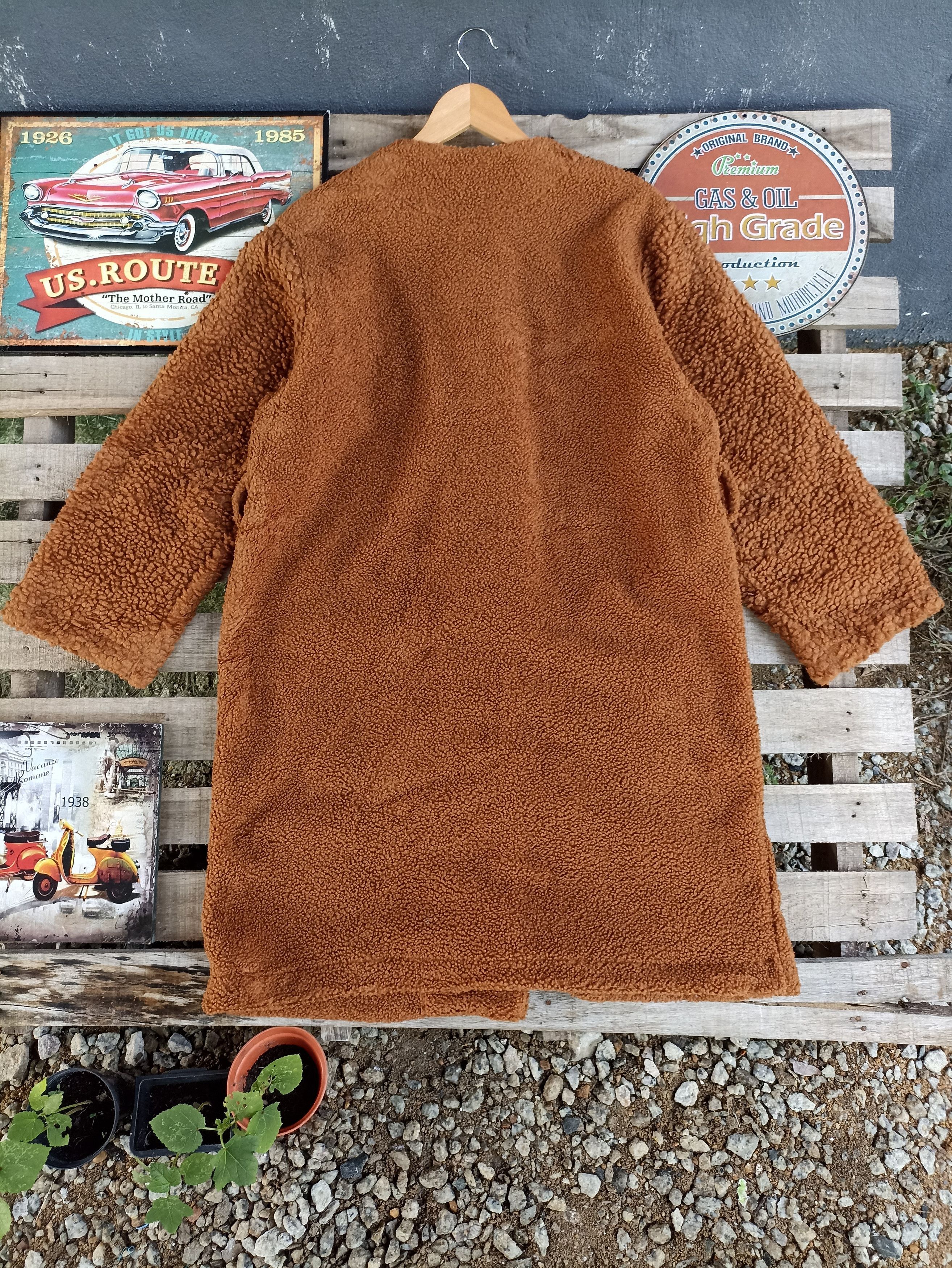 JW Anderson × Japanese Brand × Uniqlo Uniqlo Jw Anderson Sherpa Fleece Long Coat Size XL / US 12-14 / IT 48-50 - 6 Thumbnail