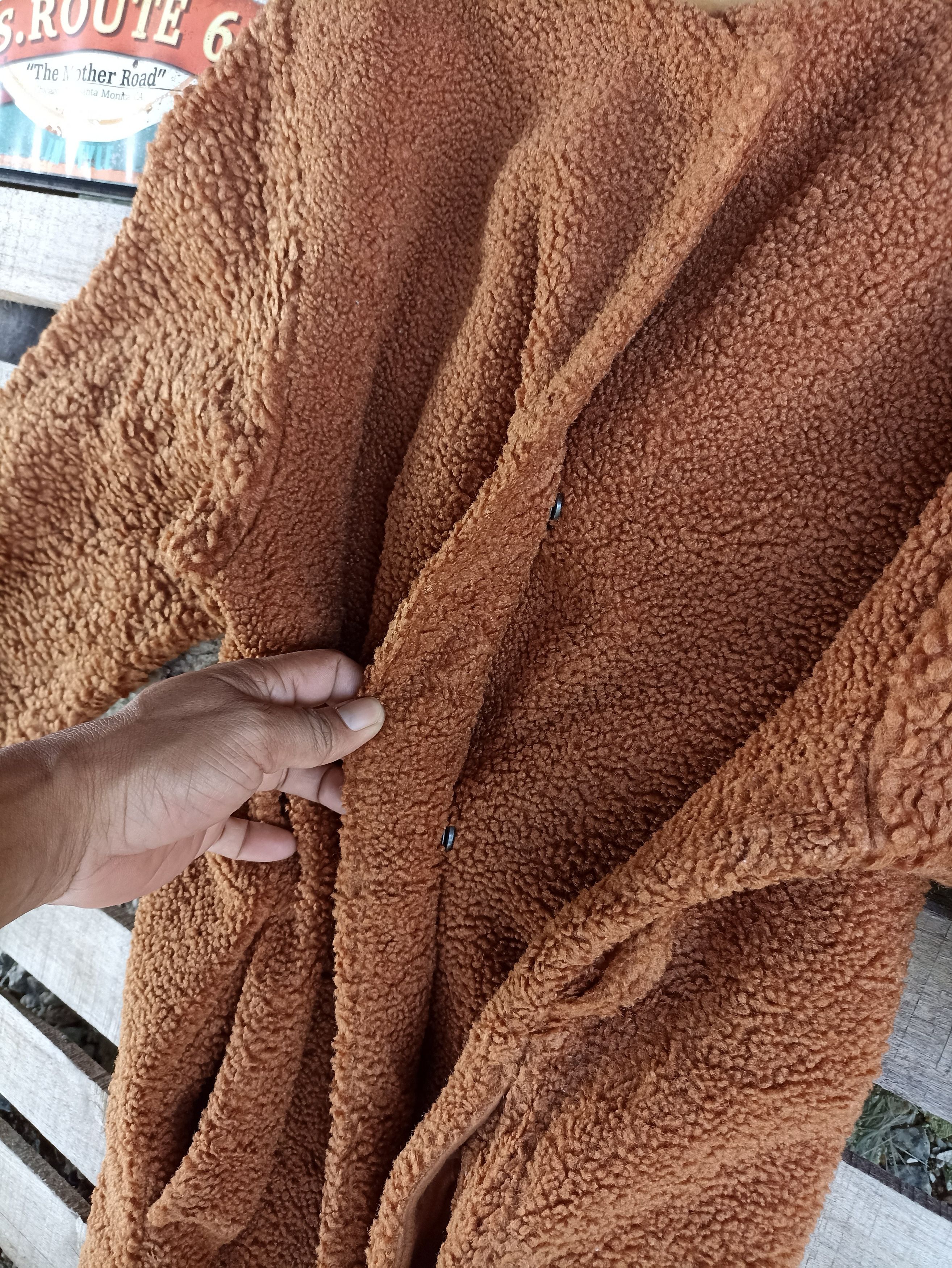 JW Anderson × Japanese Brand × Uniqlo Uniqlo Jw Anderson Sherpa Fleece Long Coat Size XL / US 12-14 / IT 48-50 - 5 Thumbnail