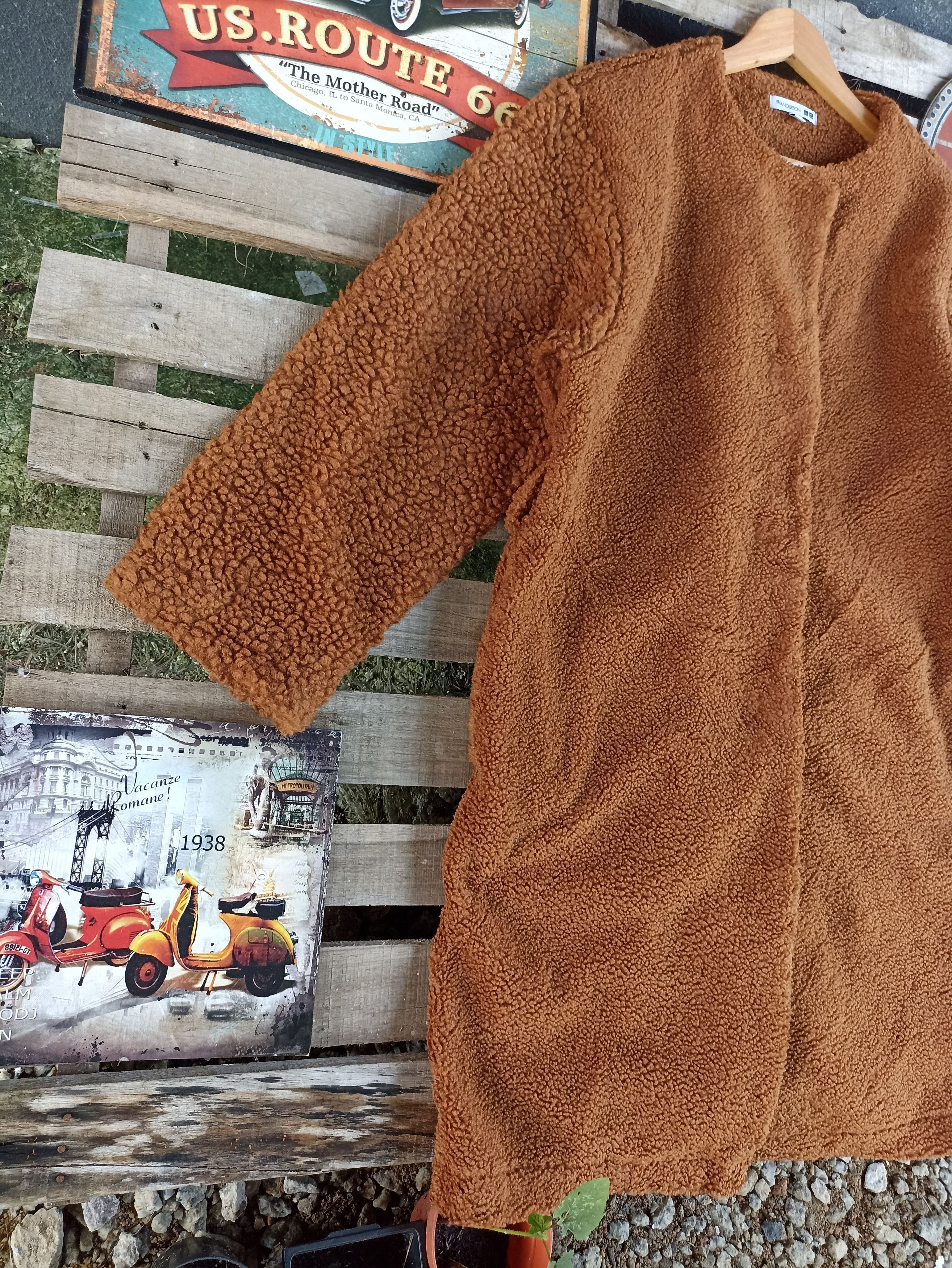JW Anderson × Japanese Brand × Uniqlo Uniqlo Jw Anderson Sherpa Fleece Long Coat Size XL / US 12-14 / IT 48-50 - 2 Thumbnail