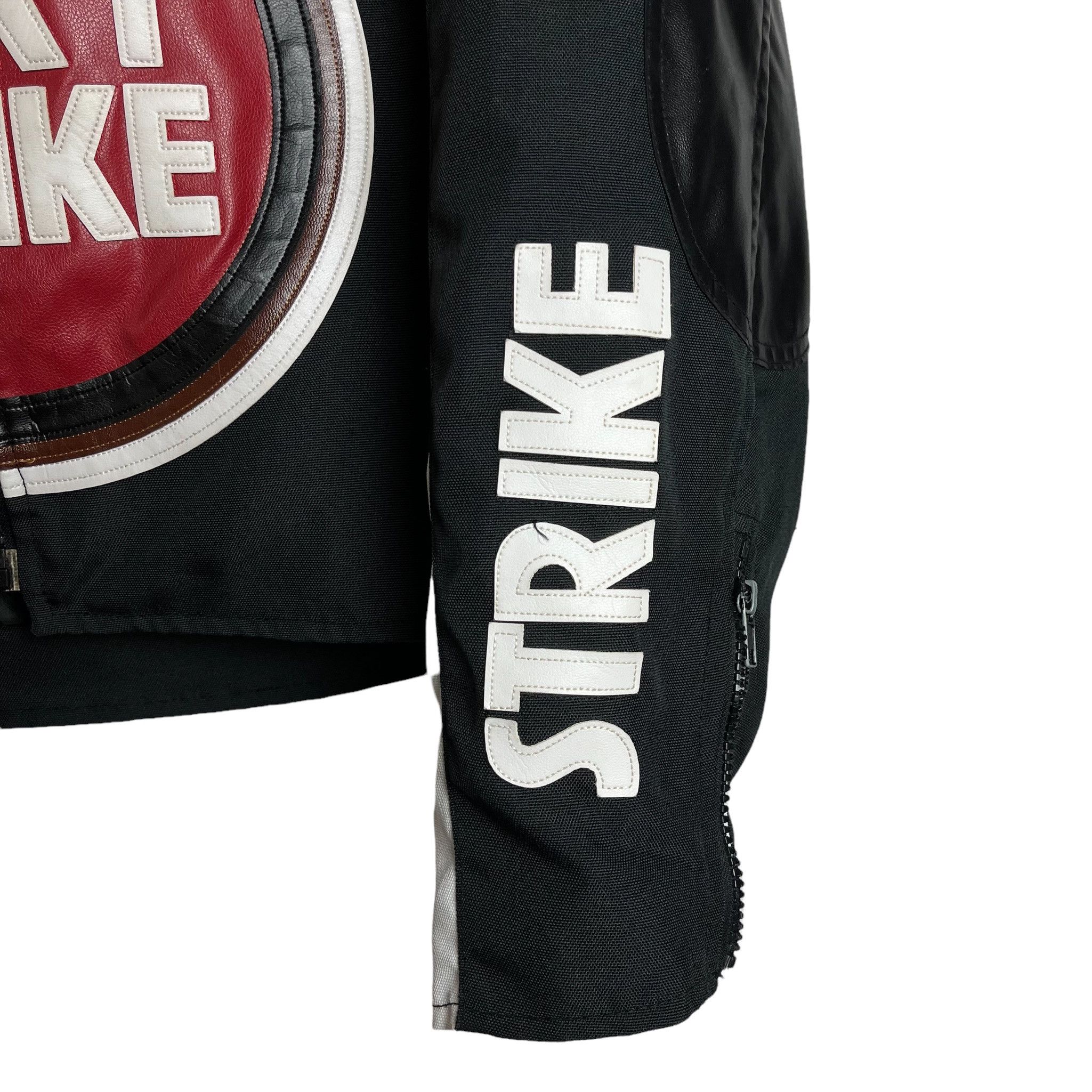 Other × Vintage Lucky strike black red leather racing jacket biker vintage Size US M / EU 48-50 / 2 - 8 Thumbnail