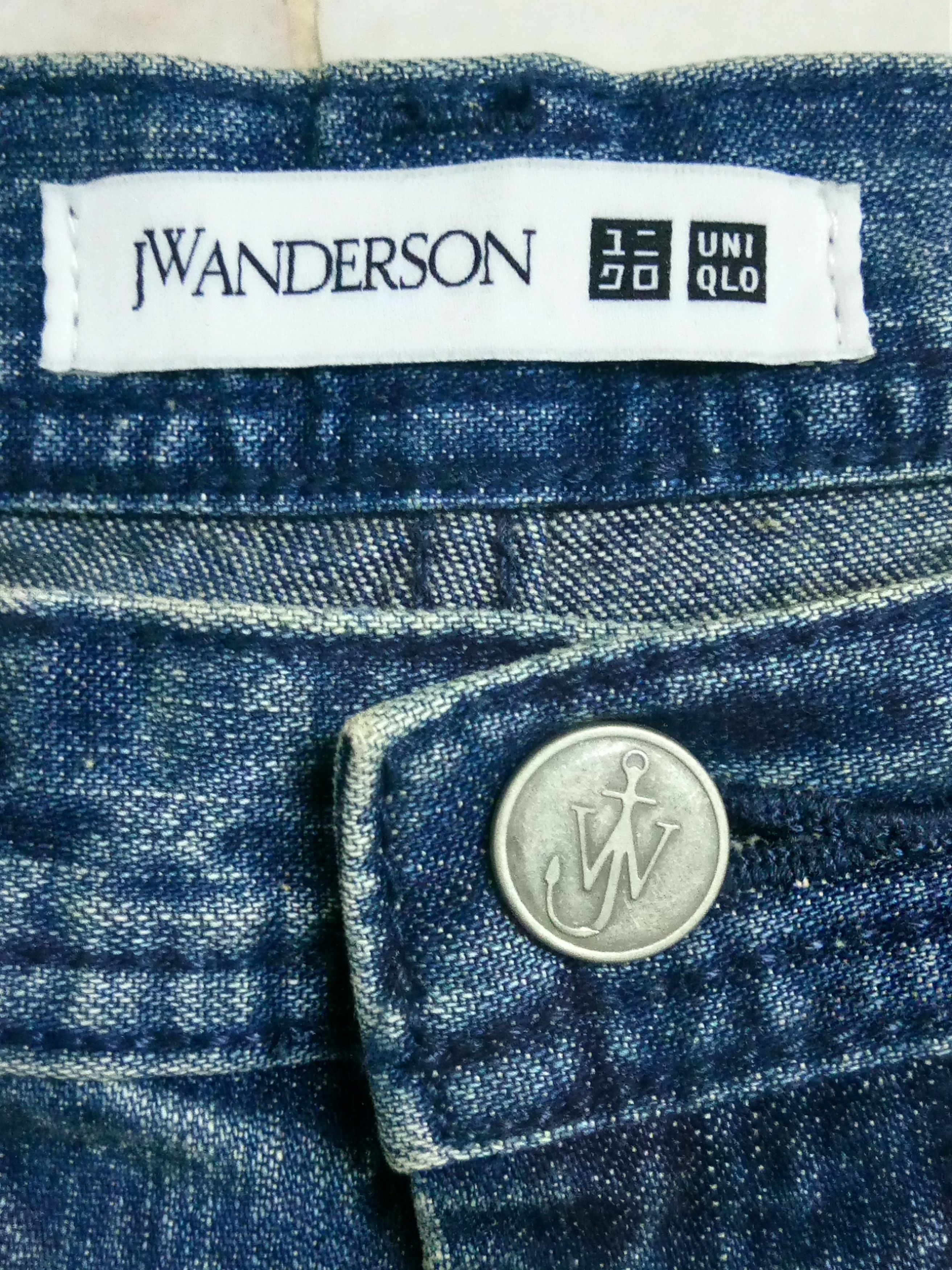 JW Anderson × Uniqlo JW Anderson x Uniqlo Men’s JWA Baker-Style Denim Work Pants Size US 30 / EU 46 - 3 Thumbnail