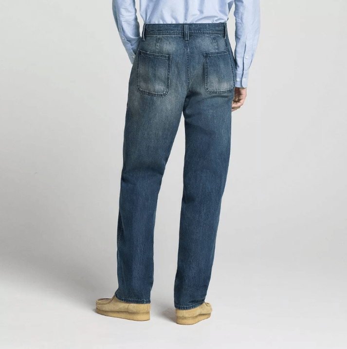 JW Anderson × Uniqlo JW Anderson x Uniqlo Men’s JWA Baker-Style Denim Work Pants Size US 30 / EU 46 - 10 Thumbnail