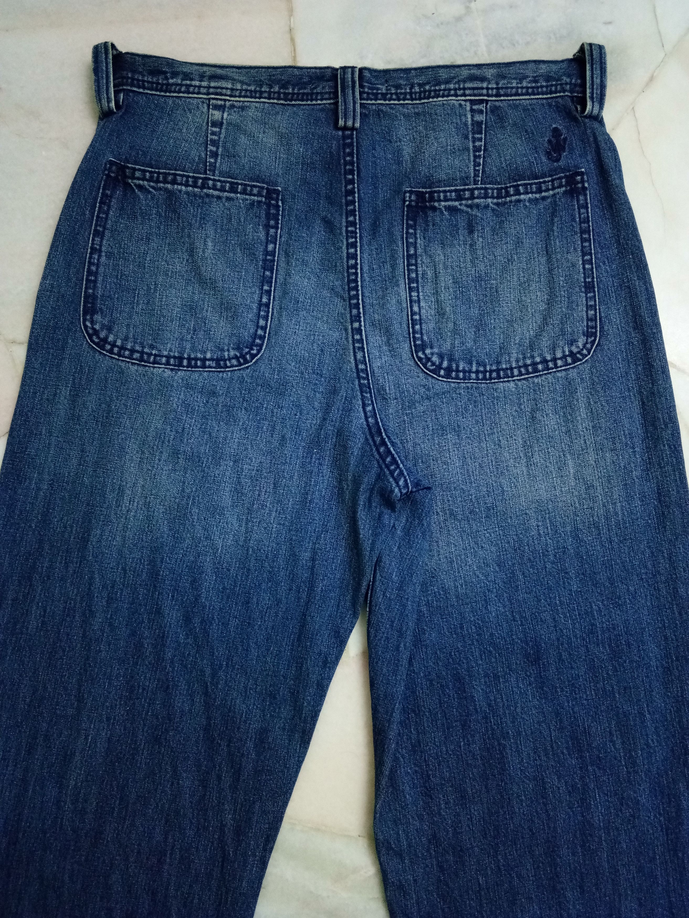 JW Anderson × Uniqlo JW Anderson x Uniqlo Men’s JWA Baker-Style Denim Work Pants Size US 30 / EU 46 - 7 Thumbnail