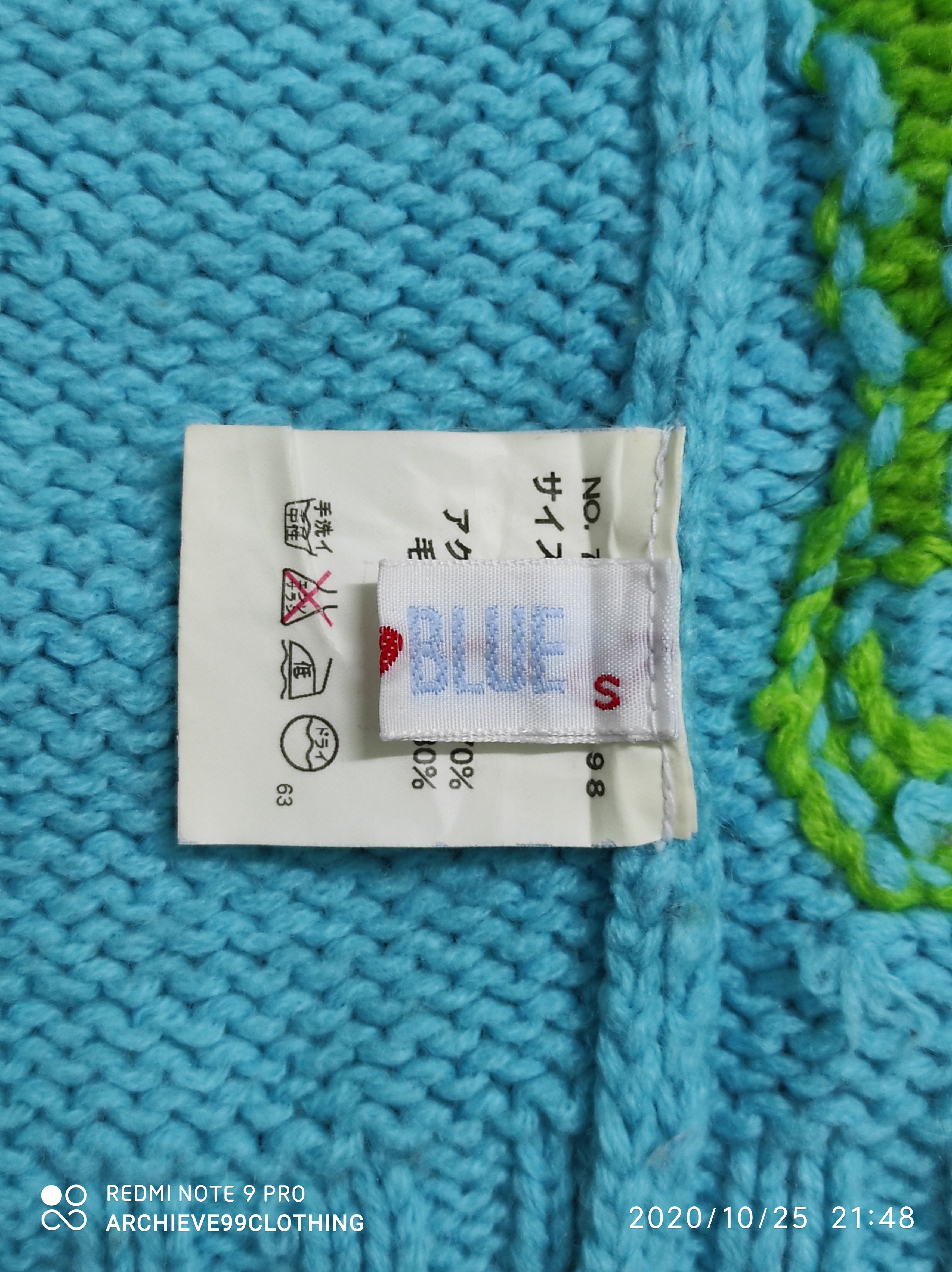Angel Blue Archive ANGEL BLUE INTARSIA CABLE KNIT SHIRT Size S / US 4 / IT 40 - 3 Thumbnail