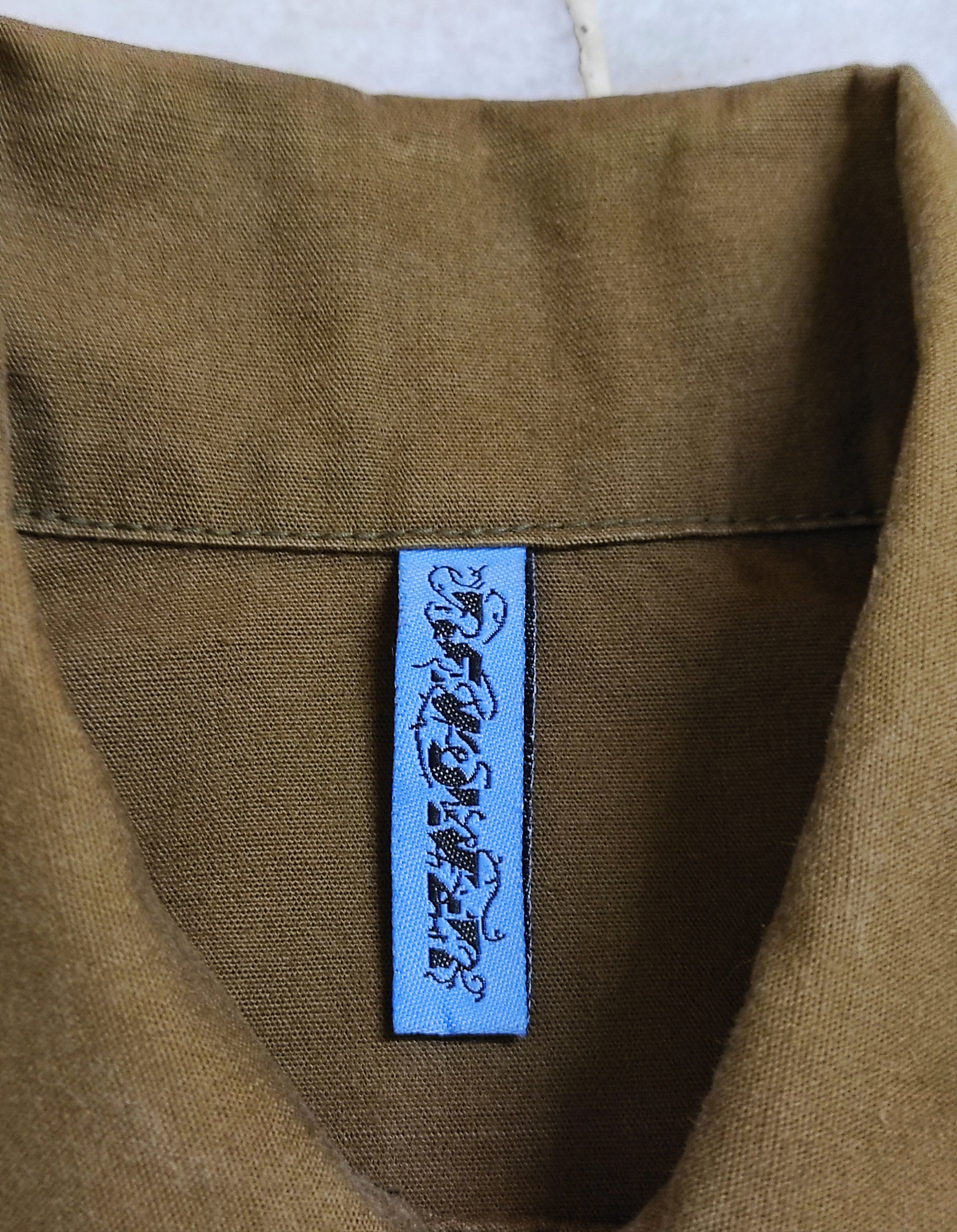 Hiroshi Fujiwara Revolver canvas khaki green army Fatigue jacket Size US M / EU 48-50 / 2 - 3 Thumbnail
