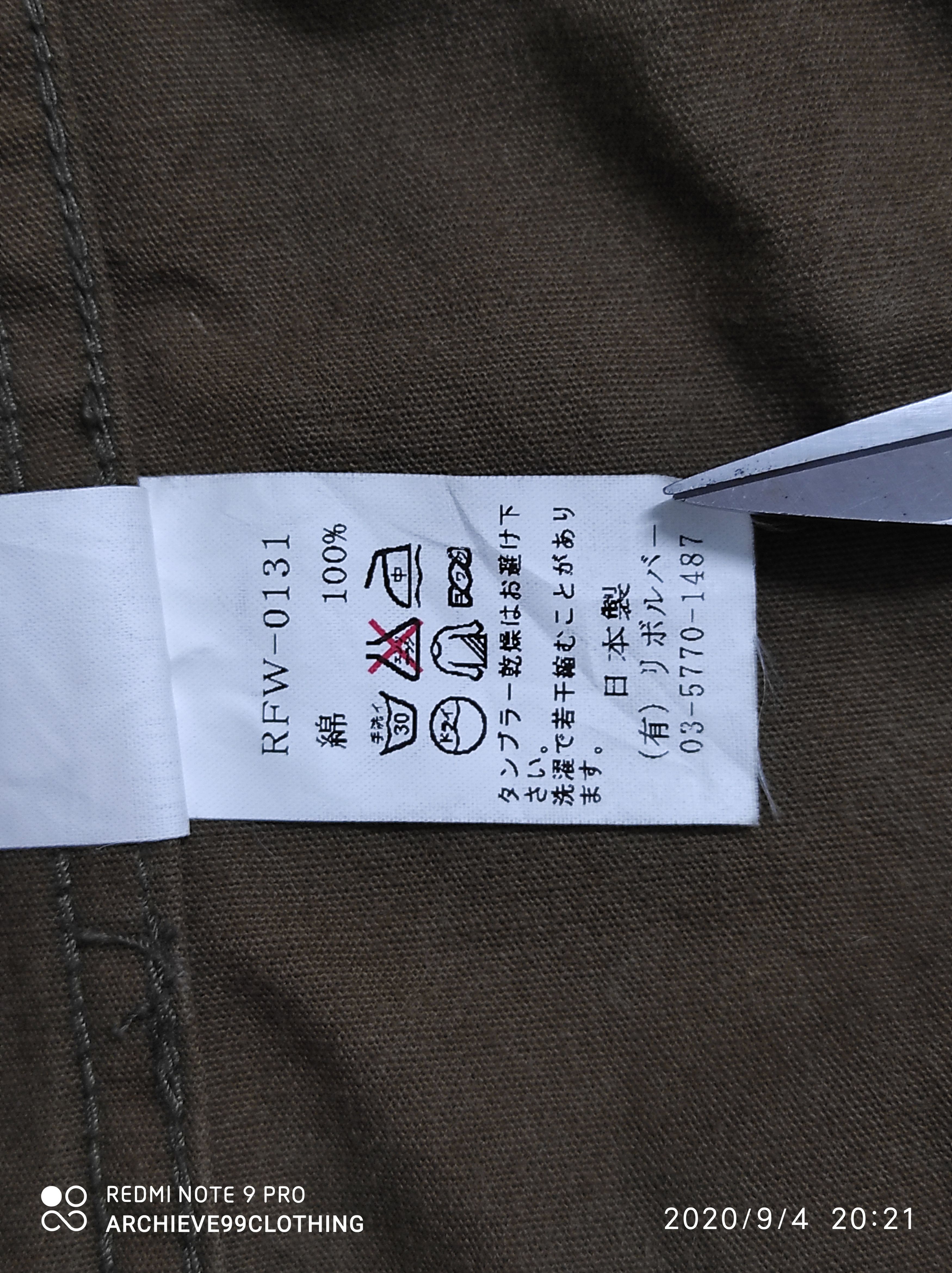 Hiroshi Fujiwara Revolver canvas khaki green army Fatigue jacket Size US M / EU 48-50 / 2 - 6 Thumbnail