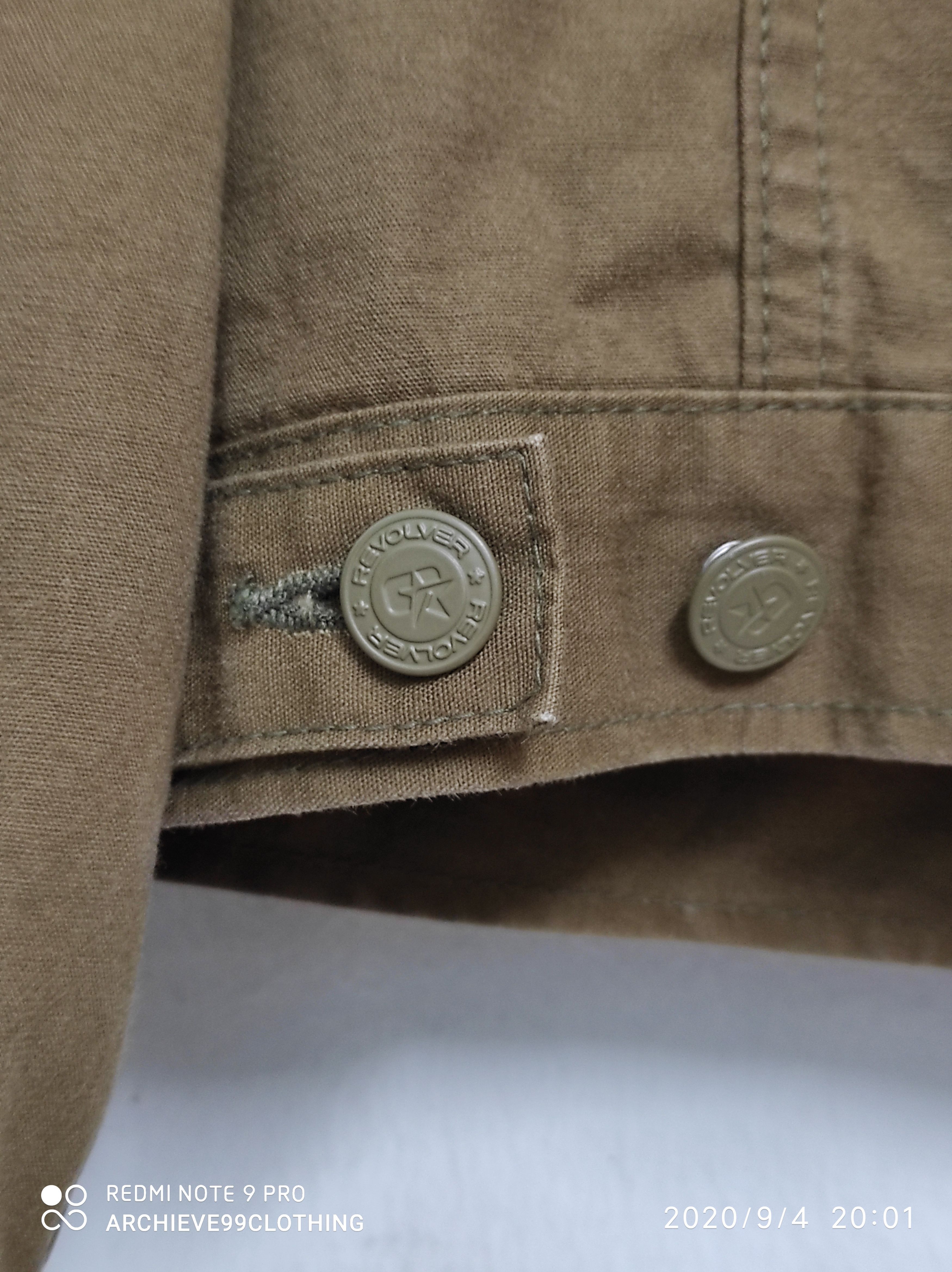 Hiroshi Fujiwara Revolver canvas khaki green army Fatigue jacket Size US M / EU 48-50 / 2 - 8 Thumbnail