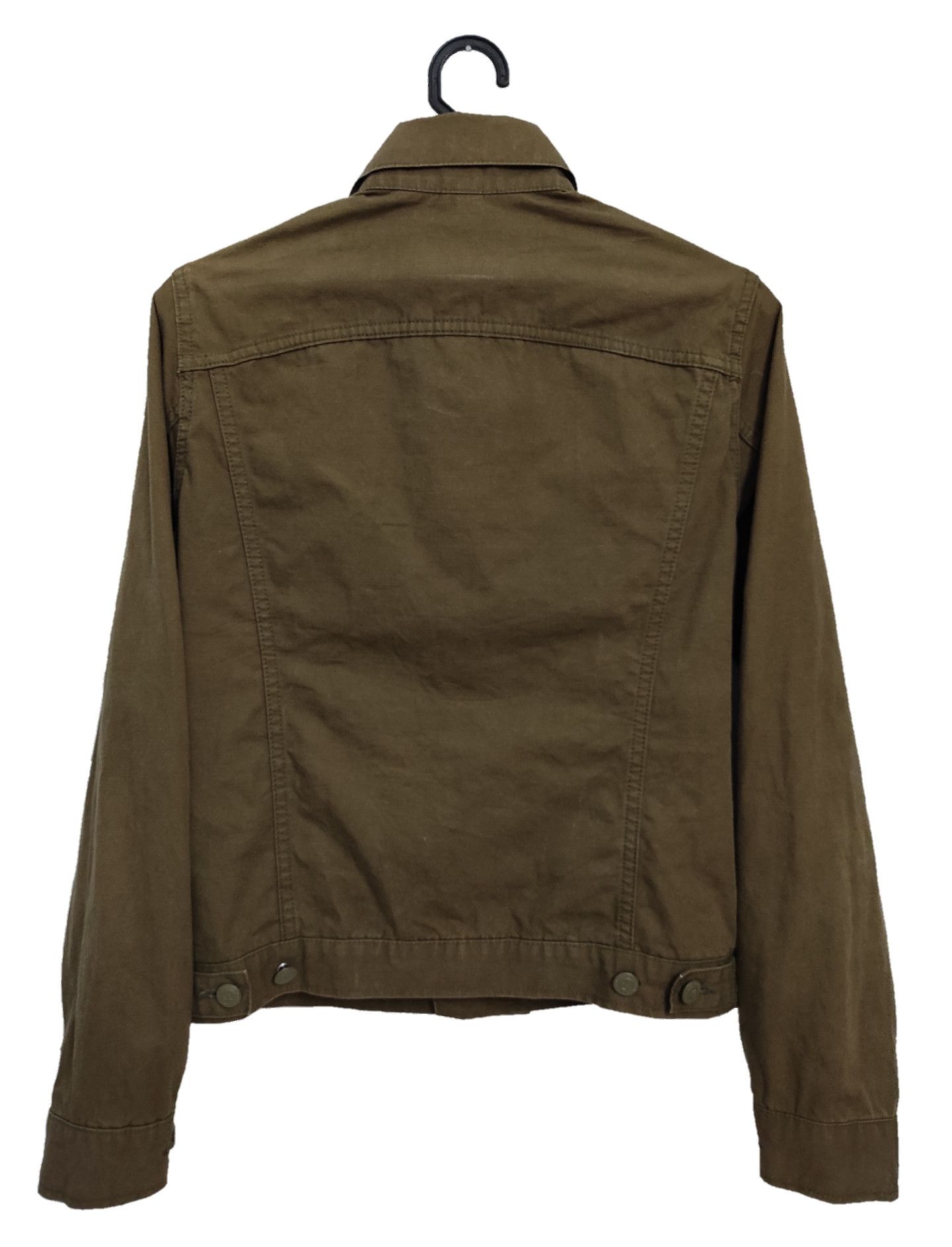 Hiroshi Fujiwara Revolver canvas khaki green army Fatigue jacket Size US M / EU 48-50 / 2 - 2 Thumbnail