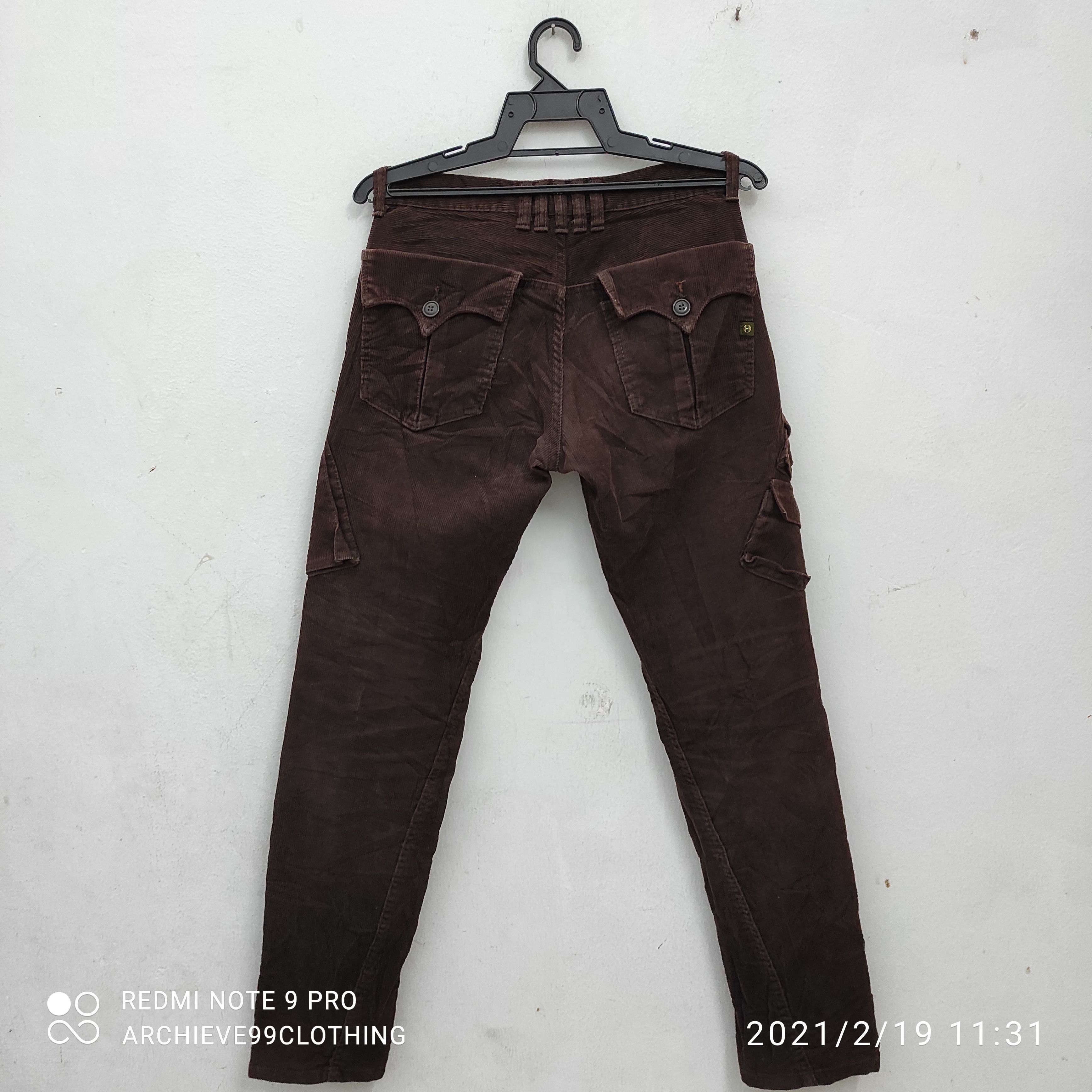 291295=Homme 291295 HOMME multi pocket cargo military trousers Size US 28 / EU 44 - 2 Thumbnail