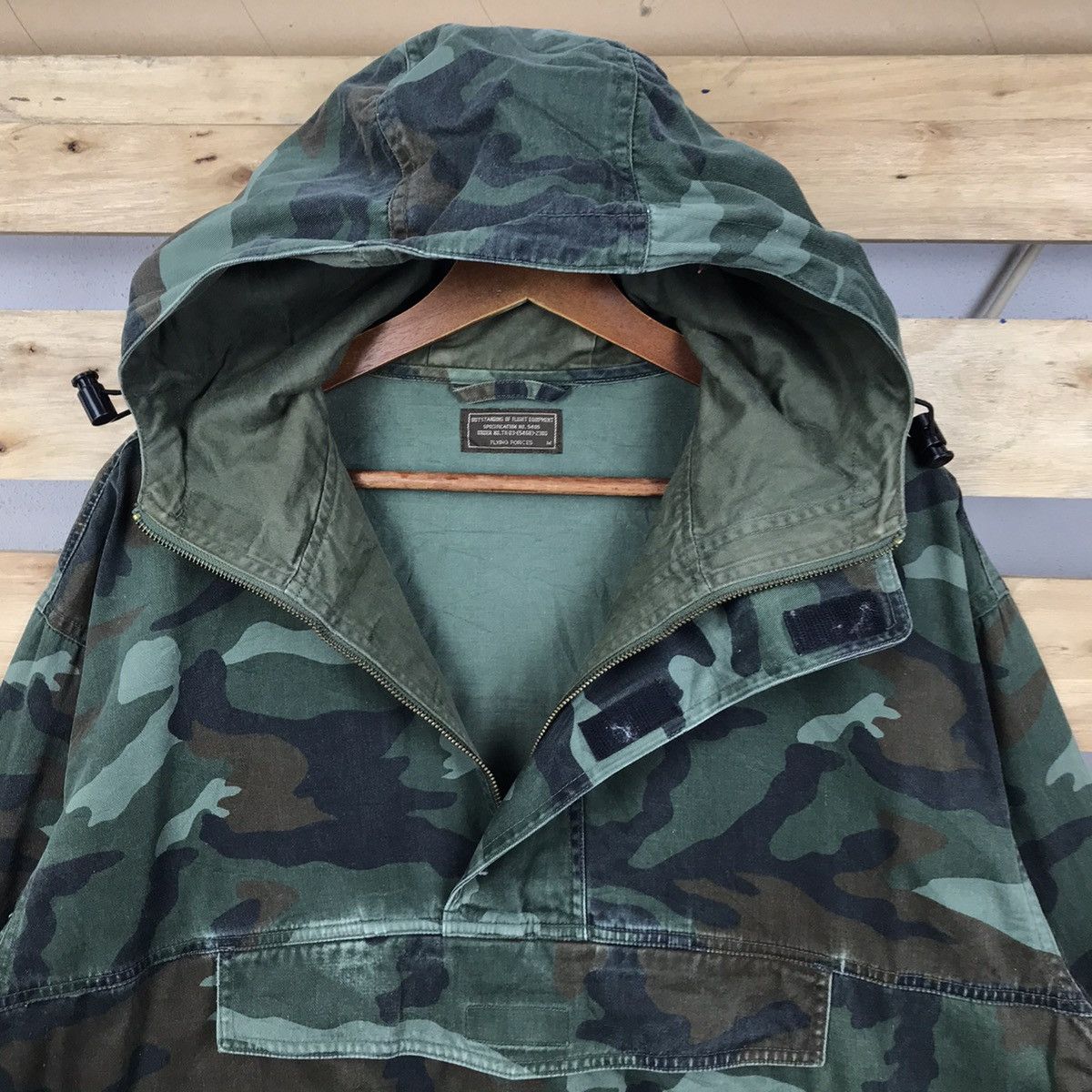 Vintage Vintage Military Flying Forces Camouflage Hoodie Size US M / EU 48-50 / 2 - 3 Thumbnail