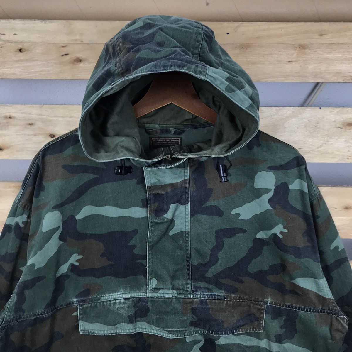 Vintage Vintage Military Flying Forces Camouflage Hoodie Size US M / EU 48-50 / 2 - 2 Thumbnail