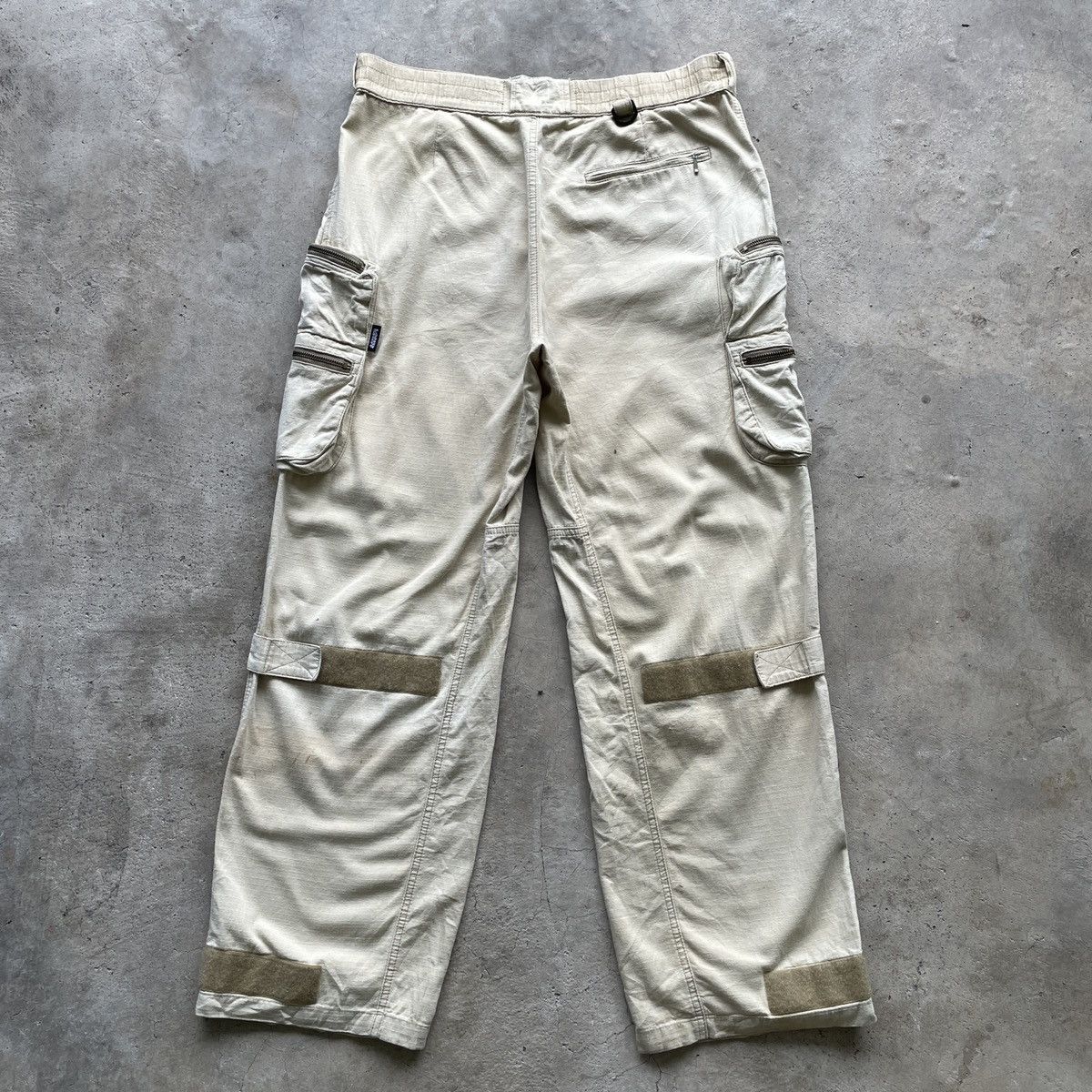 Japanese Brand Vtg Japanese Brand Sun Faded 3D Pocket Cargo Pants Tactical Size US 33 - 15 Thumbnail
