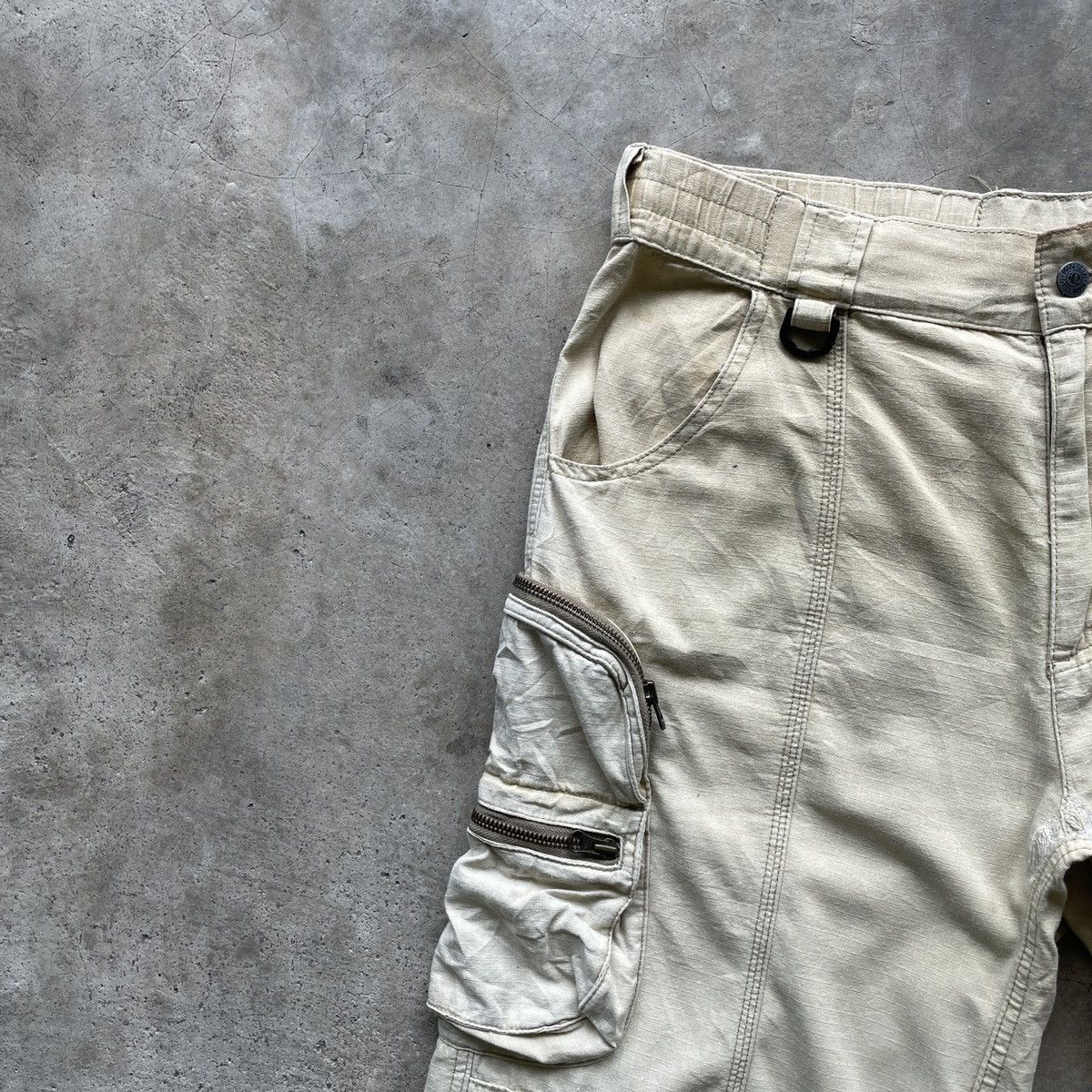 Japanese Brand Vtg Japanese Brand Sun Faded 3D Pocket Cargo Pants Tactical Size US 33 - 5 Thumbnail