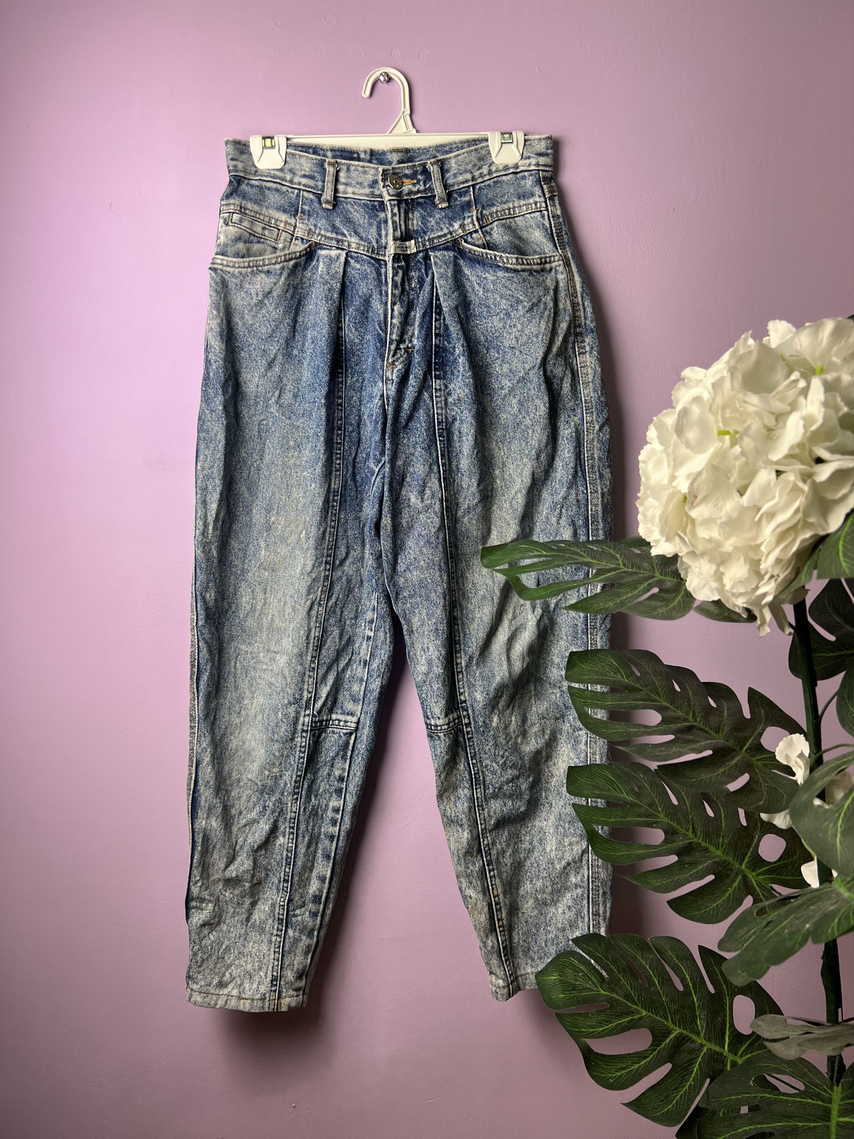🔥Vintage Blue Way Acid Wash Distressed Denim