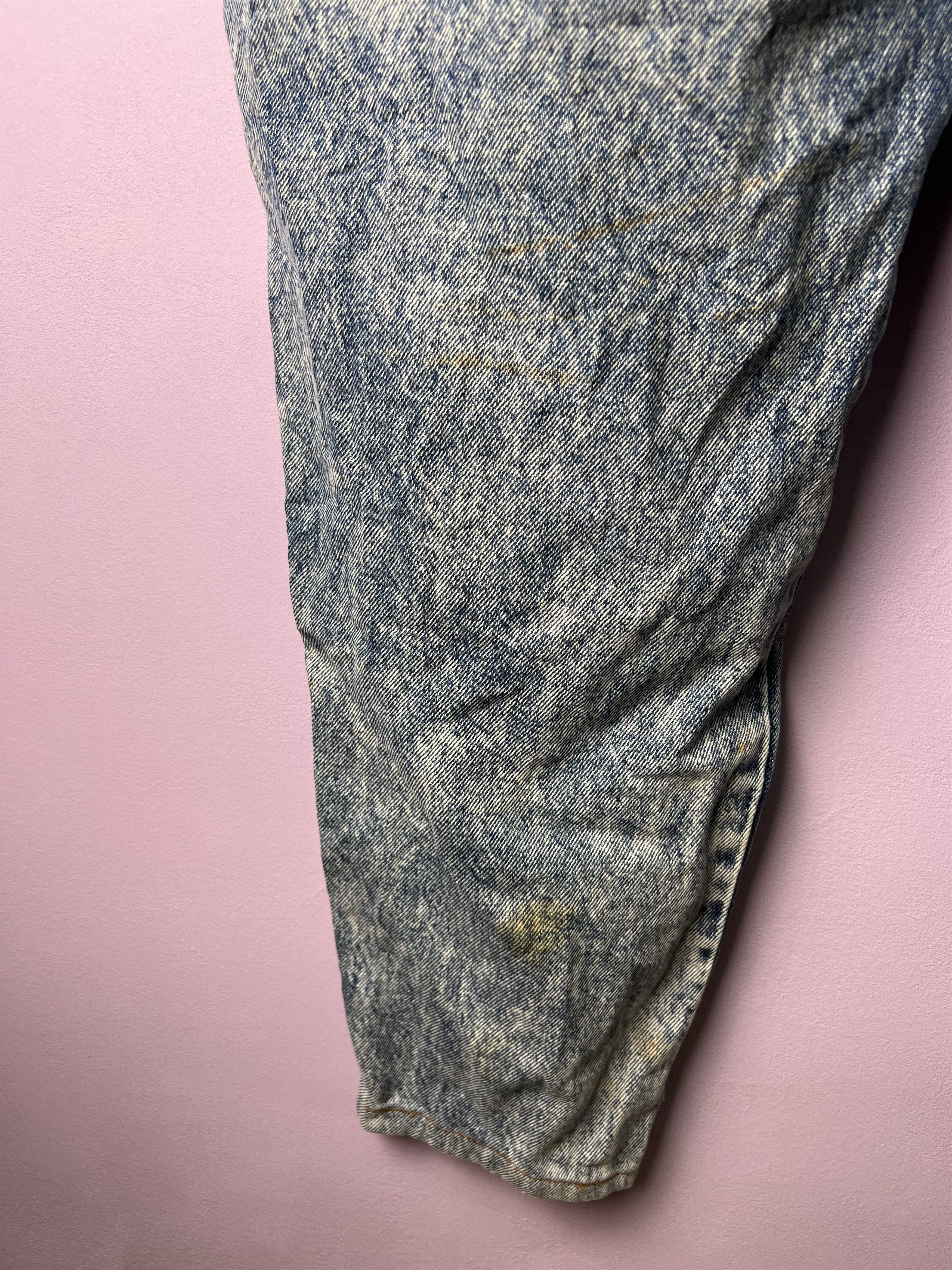 Japanese Brand 🔥Vintage Blue Way Acid Wash Distressed Denim Size US 29 - 10 Thumbnail
