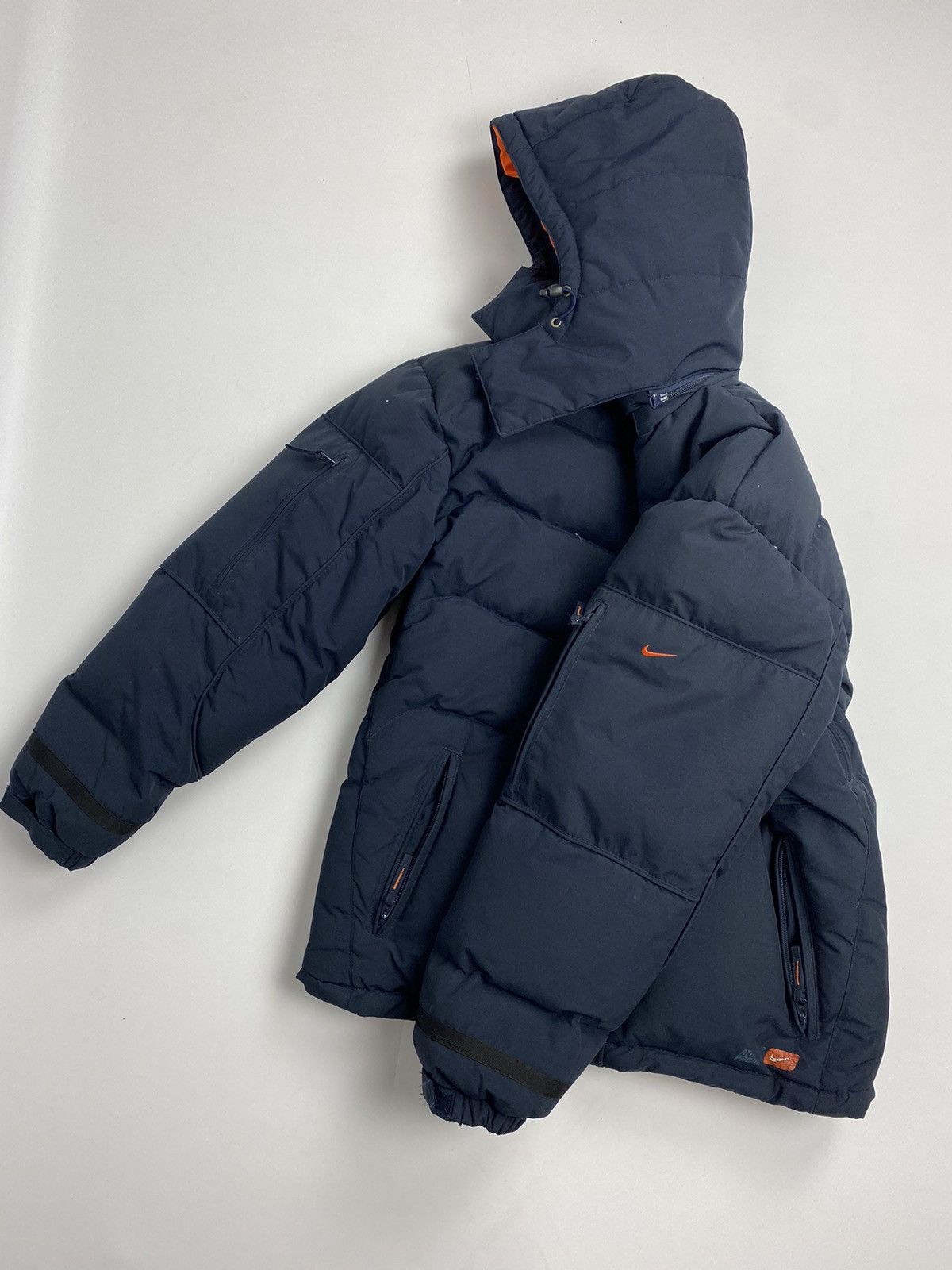 Nike Vintage Y2K Nike Drill Down Puffer Jacket Size US S / EU 44-46 / 1 - 1 Thumbnail