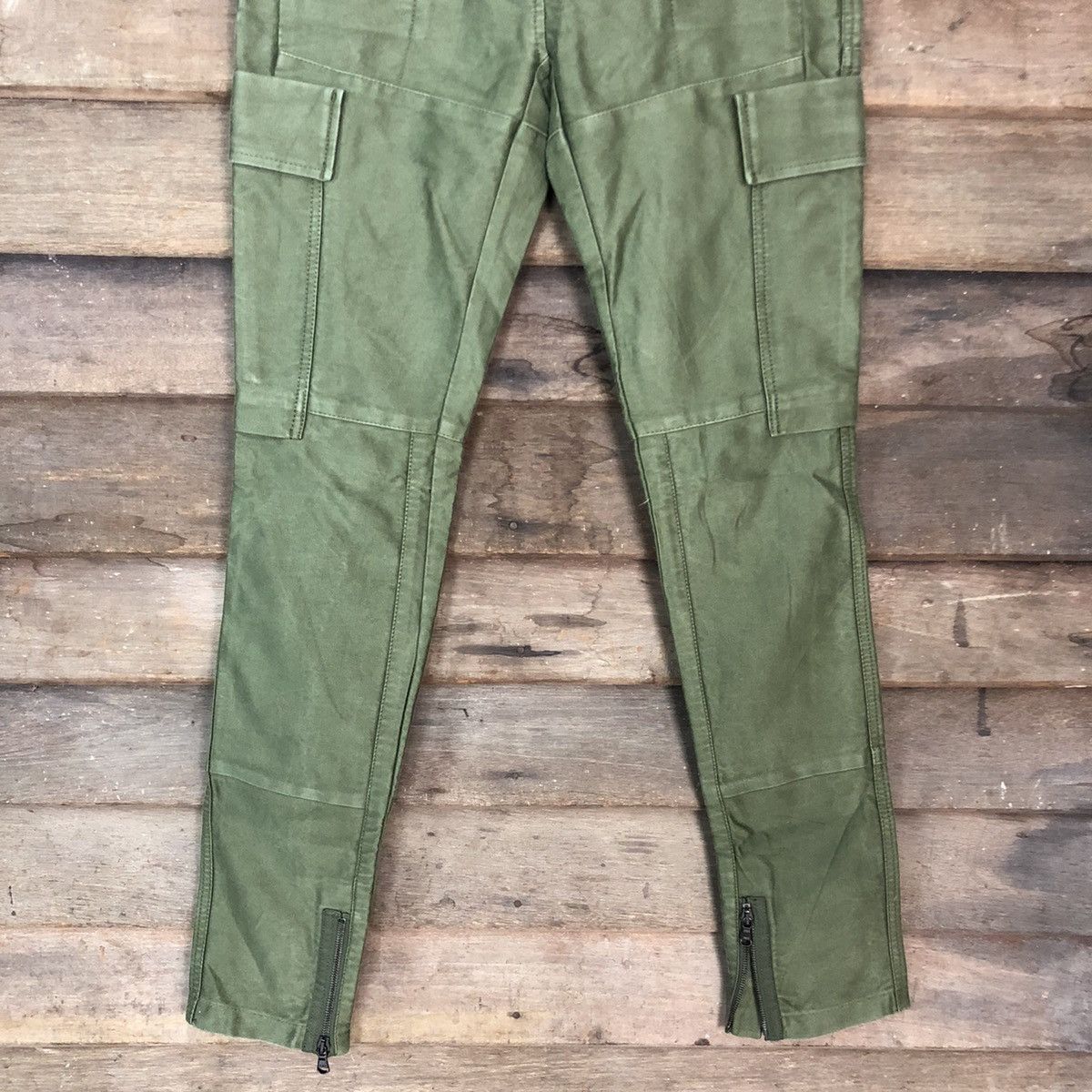 3.1 Phillip Lim Phillip Lim Green Multipocket Tactical Cargo Pants #3815 Size US 30 / EU 46 - 3 Thumbnail