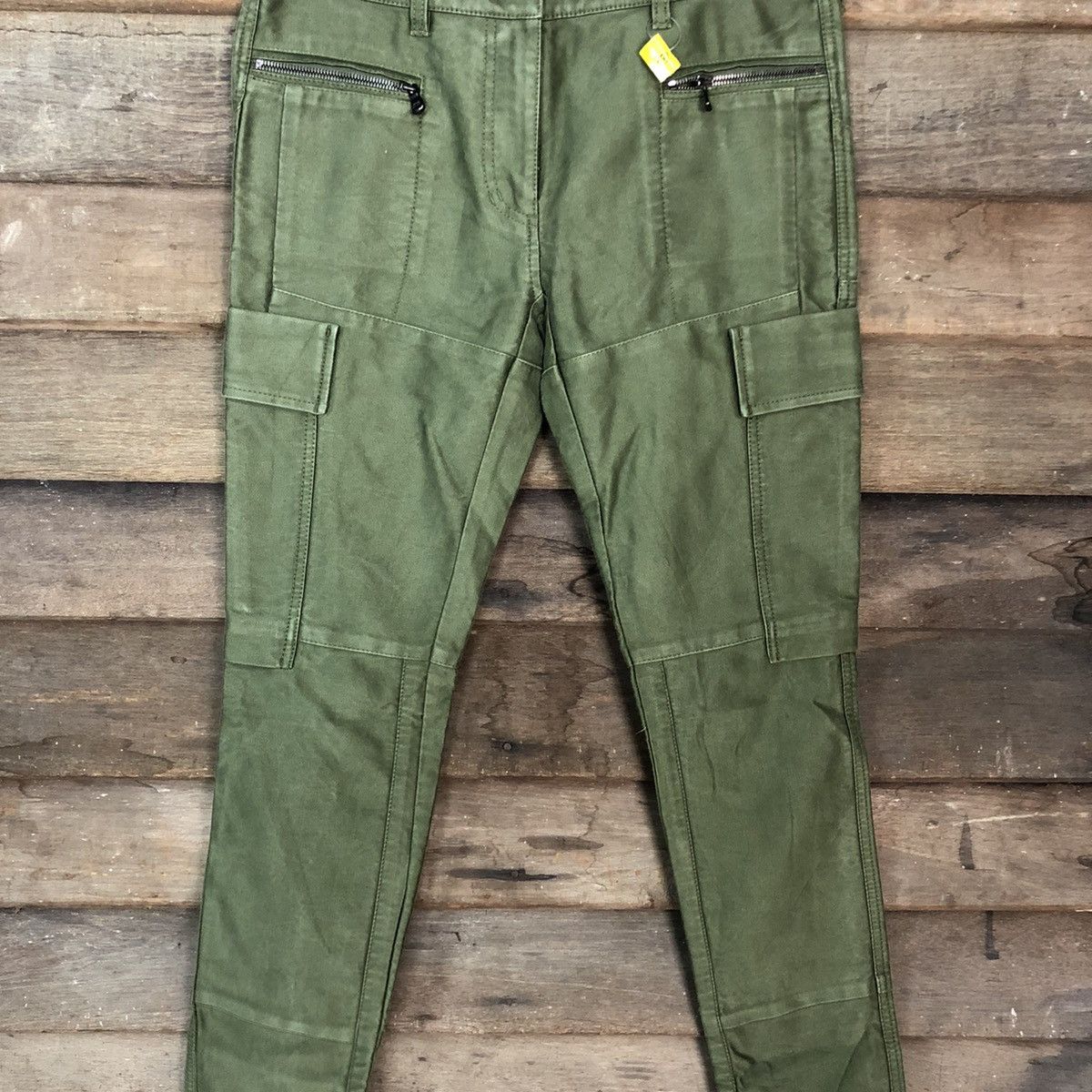 3.1 Phillip Lim Phillip Lim Green Multipocket Tactical Cargo Pants #3815 Size US 30 / EU 46 - 4 Thumbnail