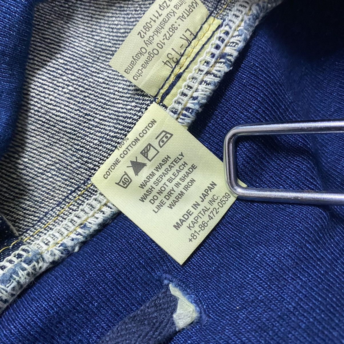 Kapital Kountry Kapital Indigo Denim Sarouel Nouvelle Pants 12oz Size US 34 / EU 50 - 20 Thumbnail