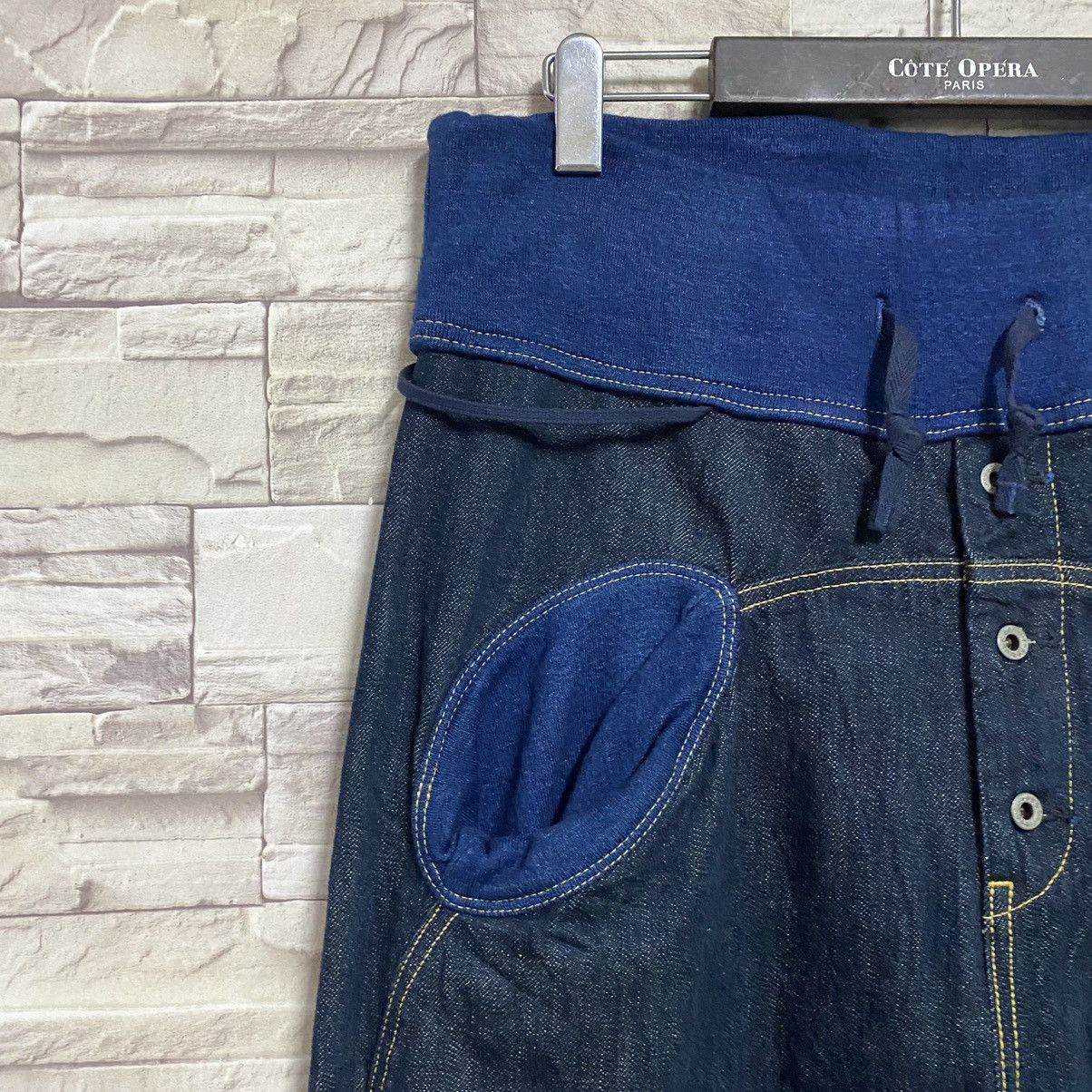Kapital Kountry Kapital Indigo Denim Sarouel Nouvelle Pants 12oz Size US 34 / EU 50 - 6 Thumbnail