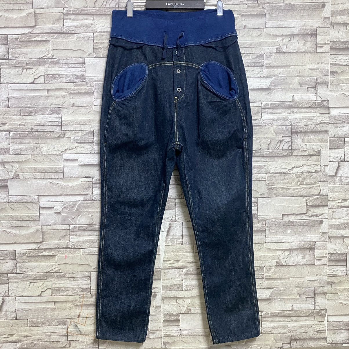Kapital Kountry Kapital Indigo Denim Sarouel Nouvelle Pants 12oz Size US 34 / EU 50 - 3 Thumbnail