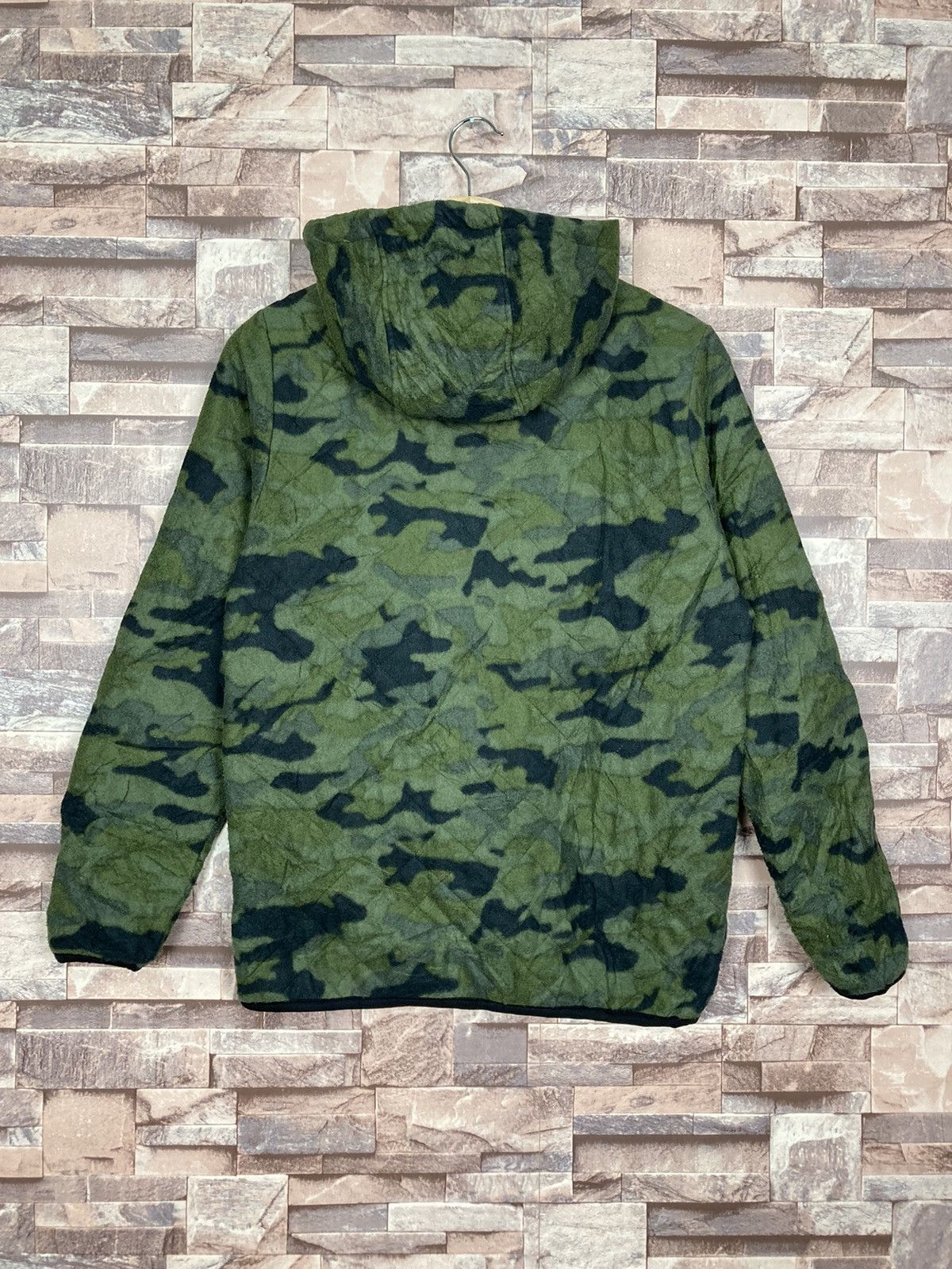 Japanese Brand Camo sweater fleece hoodie #18-1 Size US M / EU 48-50 / 2 - 2 Thumbnail