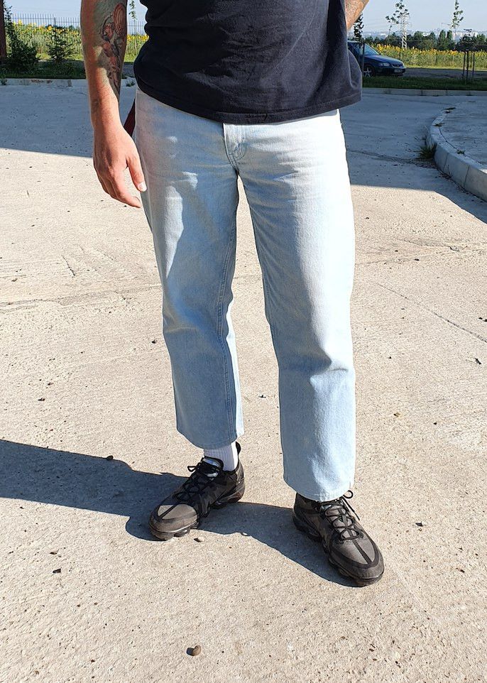 Gianni Valentino × Valentino 80s Vintage VALENTINO Bootcut Cropped Jeans Size US 33 - 5 Thumbnail