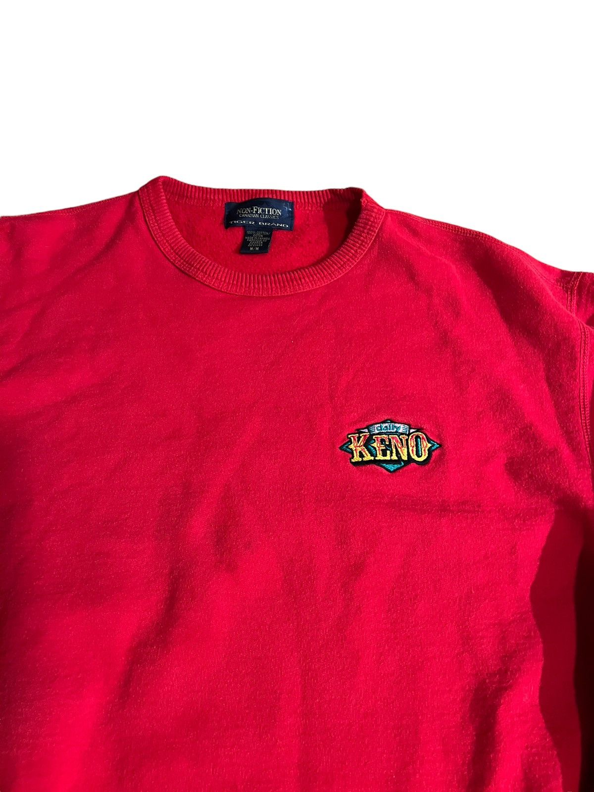 Vintage Vintage 90s Daily Keno Lottery Crewneck Sweatshirt Baggy Size US M / EU 48-50 / 2 - 1 Thumbnail