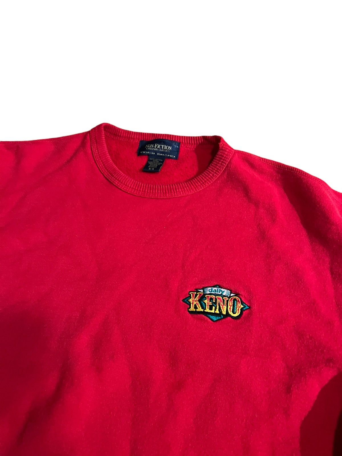 Vintage Vintage 90s Daily Keno Lottery Crewneck Sweatshirt Baggy Size US M / EU 48-50 / 2 - 7 Thumbnail