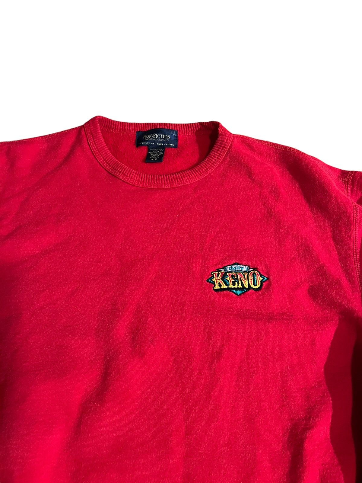 Vintage Vintage 90s Daily Keno Lottery Crewneck Sweatshirt Baggy Size US M / EU 48-50 / 2 - 8 Thumbnail