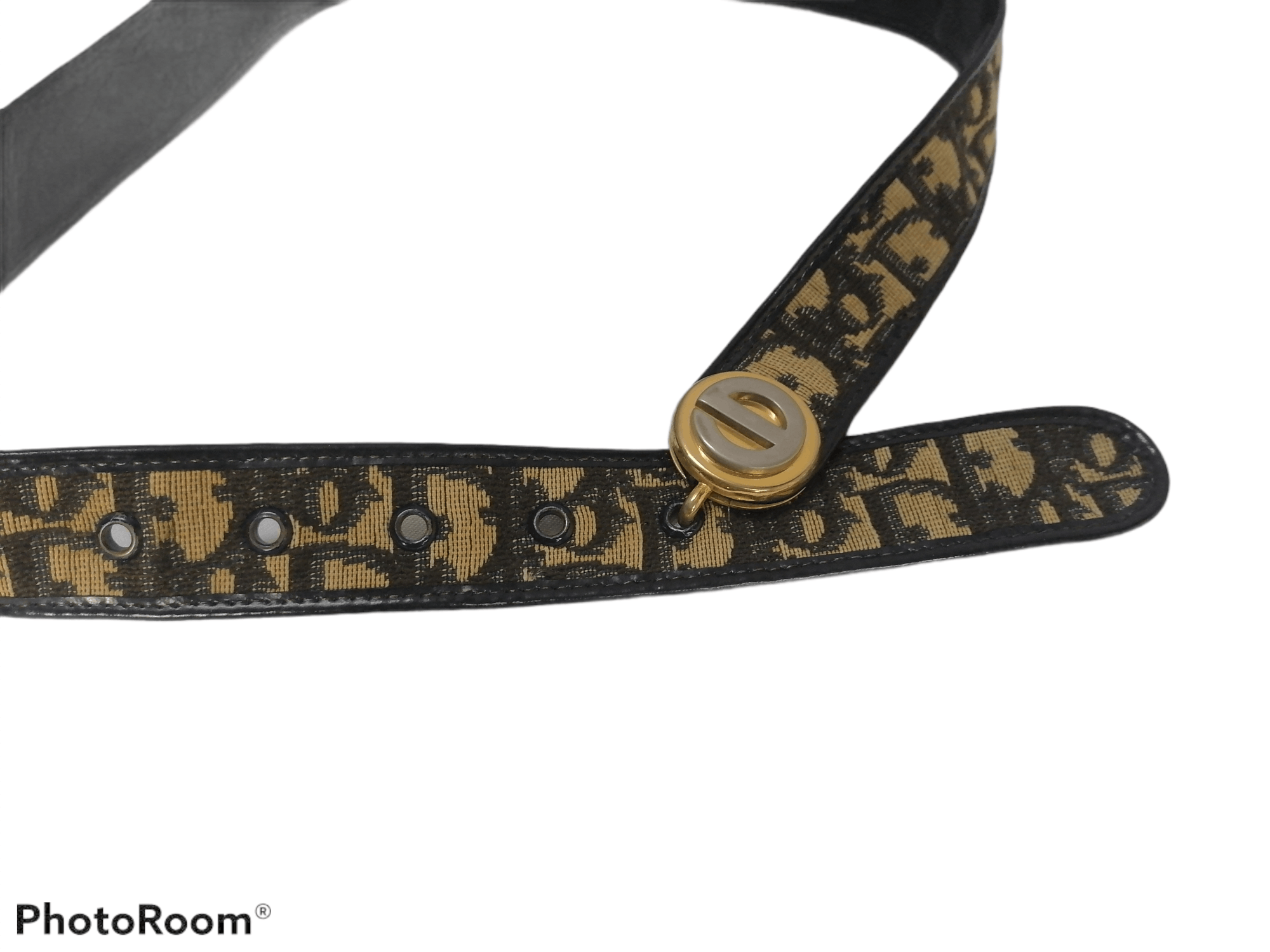 Christian Dior Monsieur × Dior × Hedi Slimane Vintage 80s Dior Monogram Belt Size ONE SIZE - 3 Thumbnail