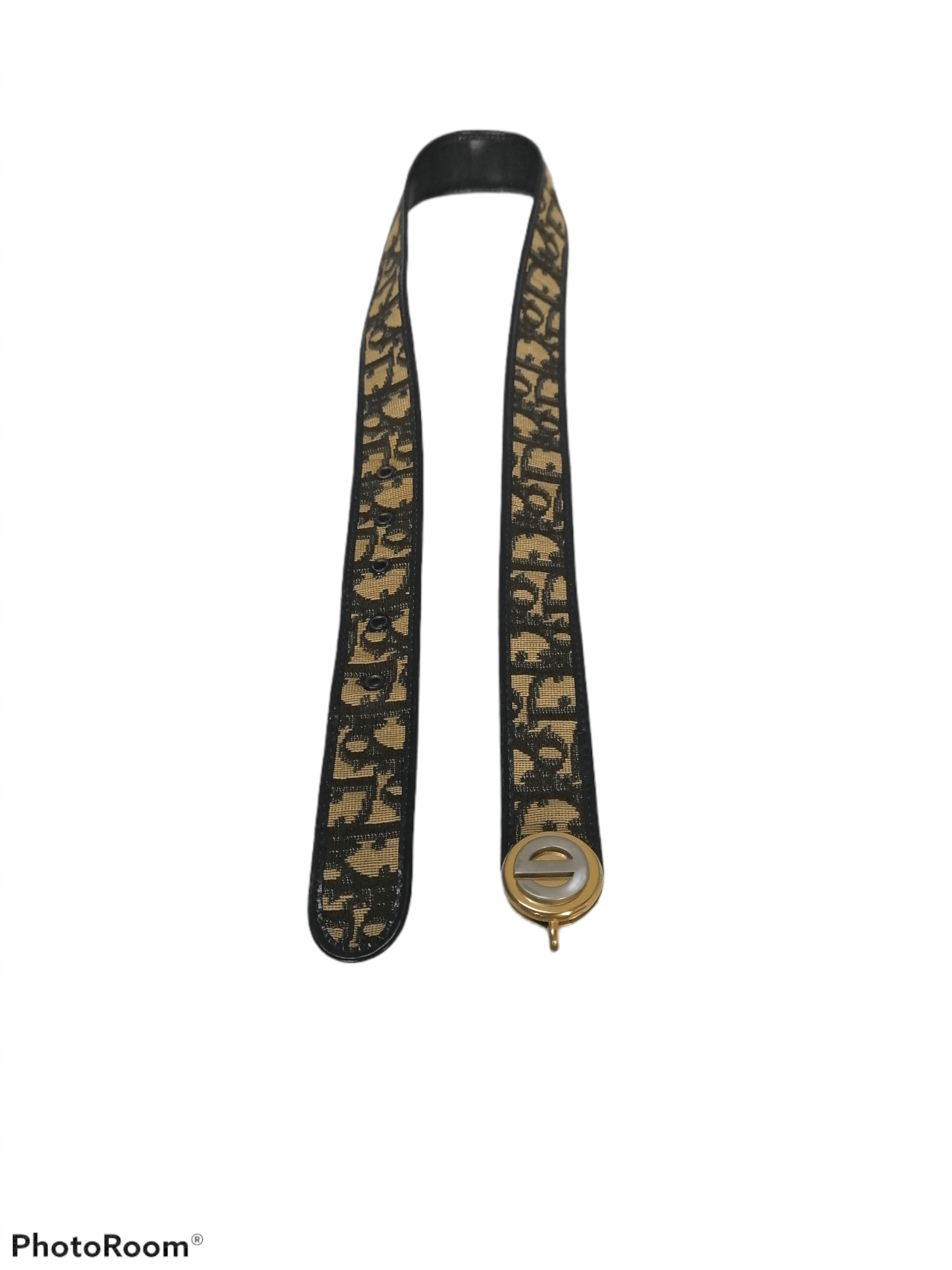 Christian Dior Monsieur × Dior × Hedi Slimane Vintage 80s Dior Monogram Belt Size ONE SIZE - 4 Thumbnail