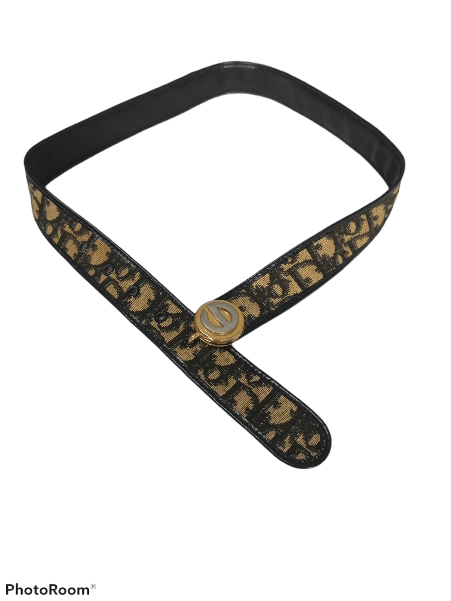 Christian Dior Monsieur × Dior × Hedi Slimane Vintage 80s Dior Monogram Belt Size ONE SIZE - 2 Thumbnail