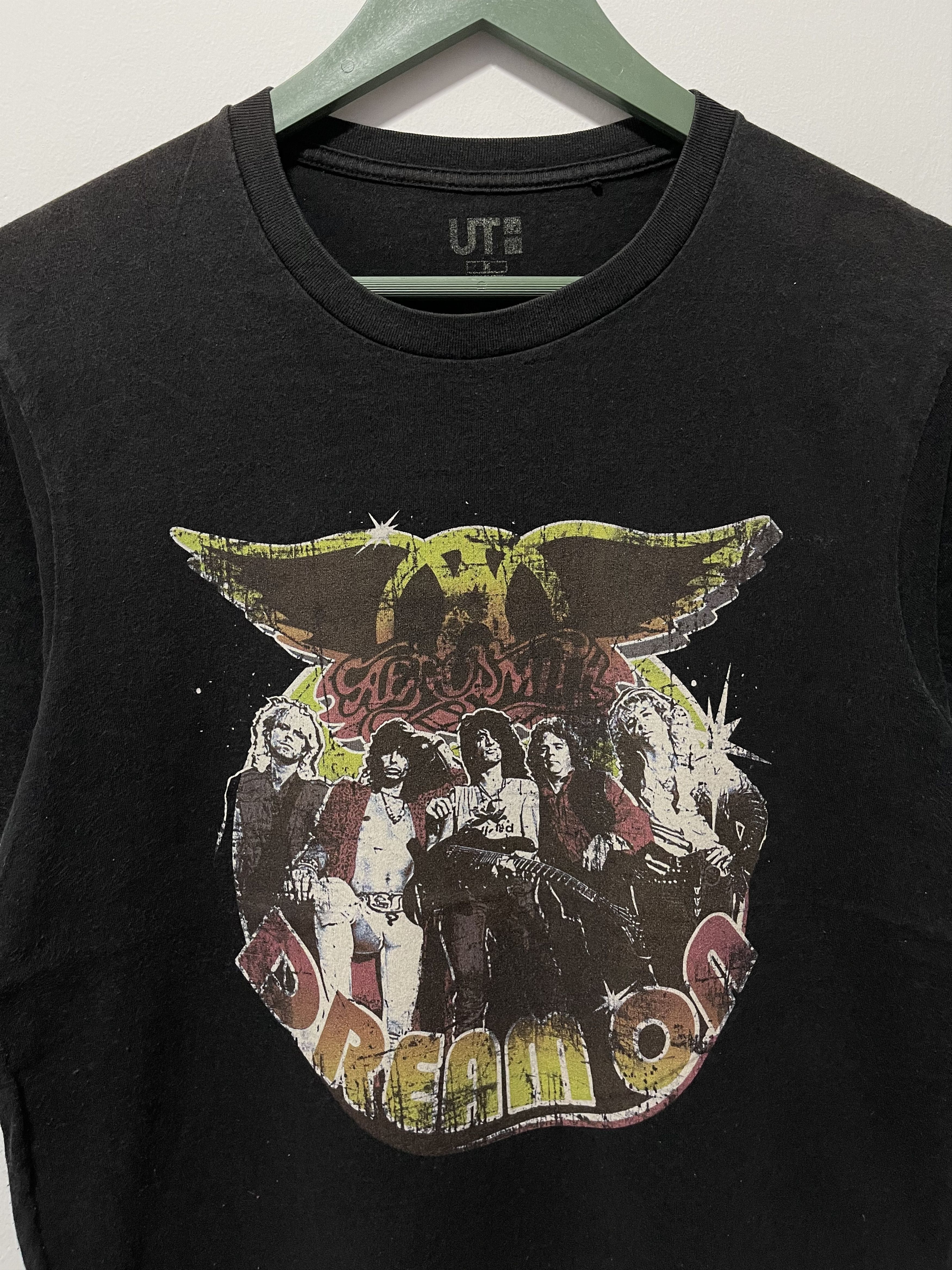 Aerosmith × Band Tees × Uniqlo Uniqlo X Aerosmith Dream On Band Tees Size US S / EU 44-46 / 1 - 2 Thumbnail